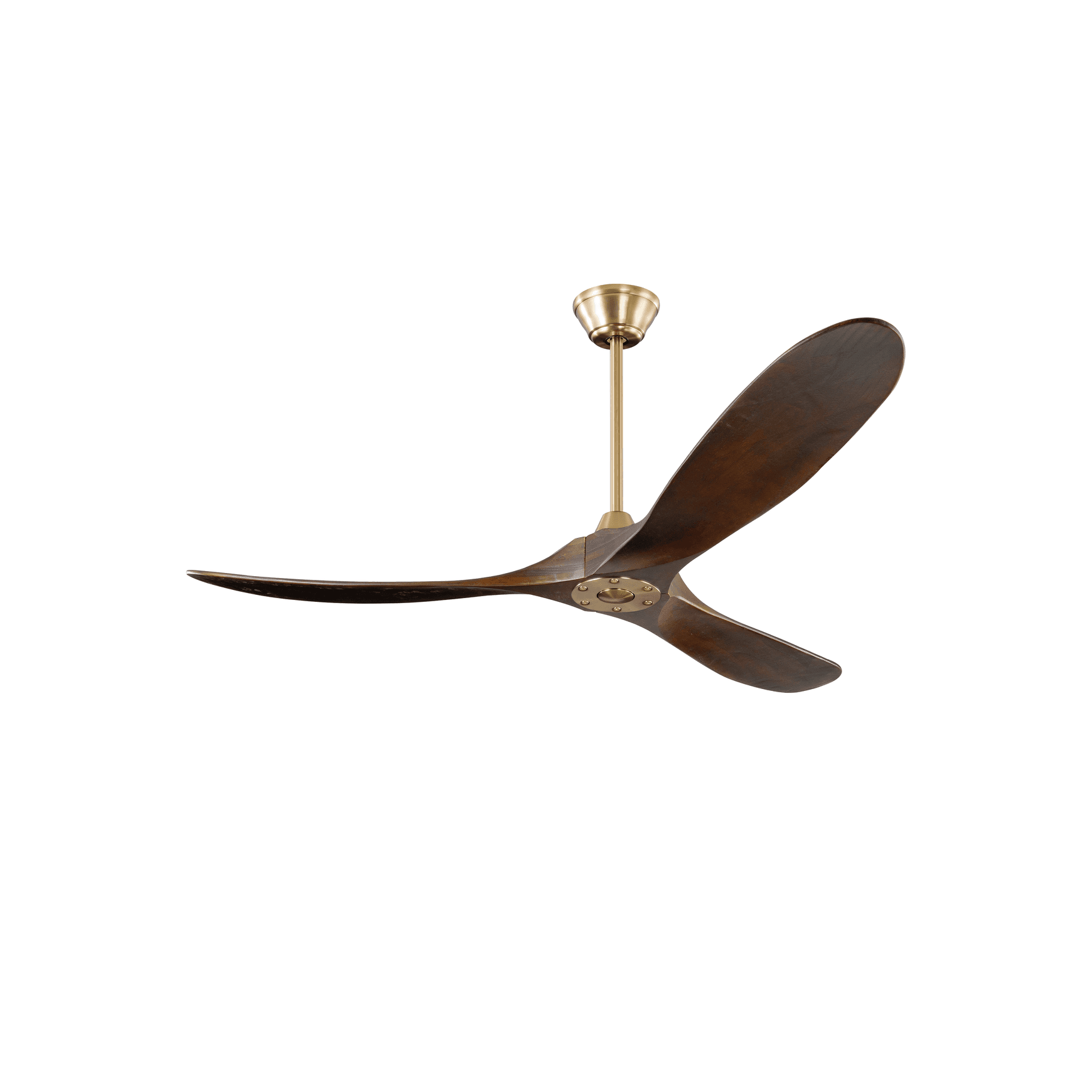 Milano Ceiling Fan Slider Burnished Walnut Blade
