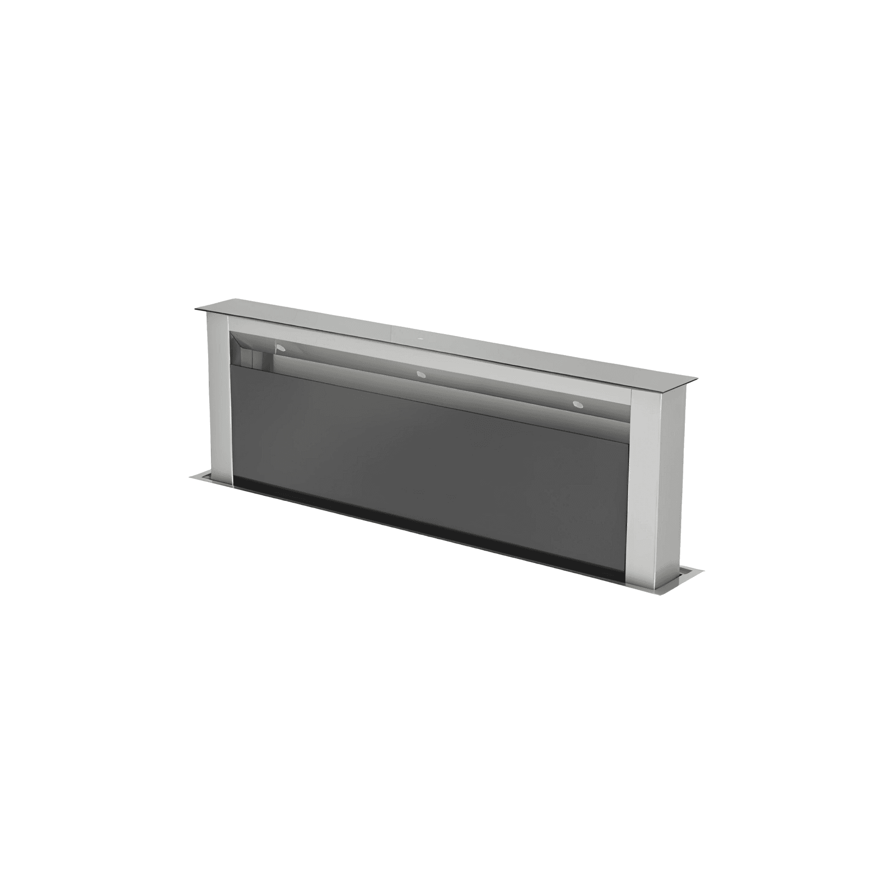 IK56 80cm Stainless & Black Glass Downdraft