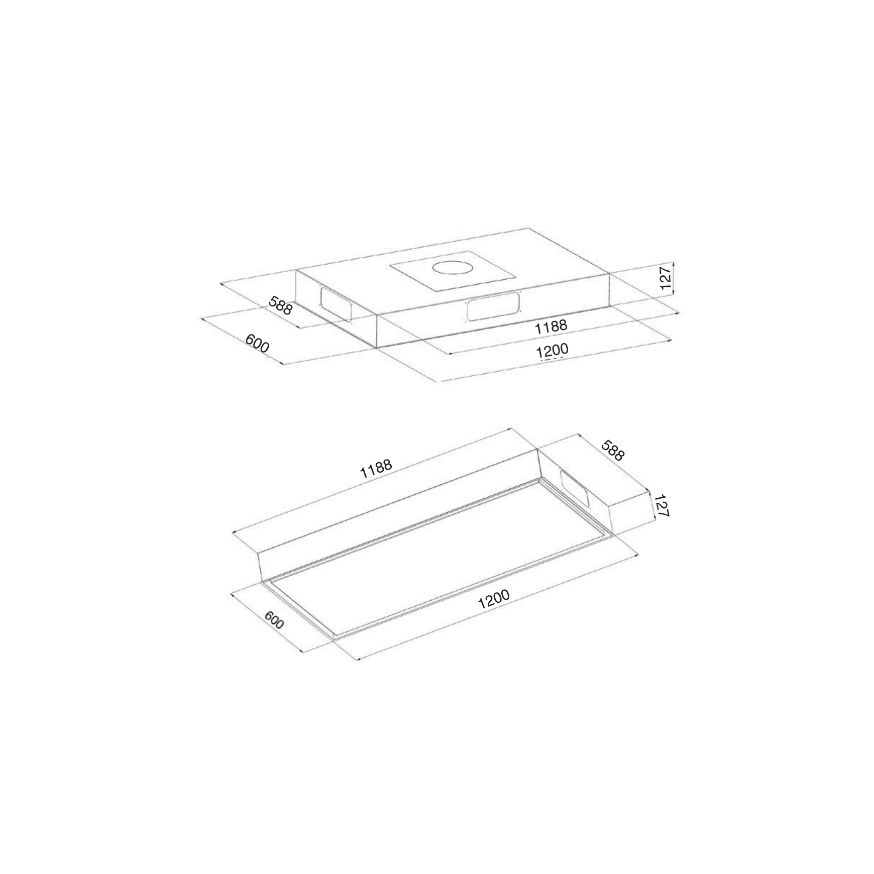 IK22 Ceiling Unit | Black