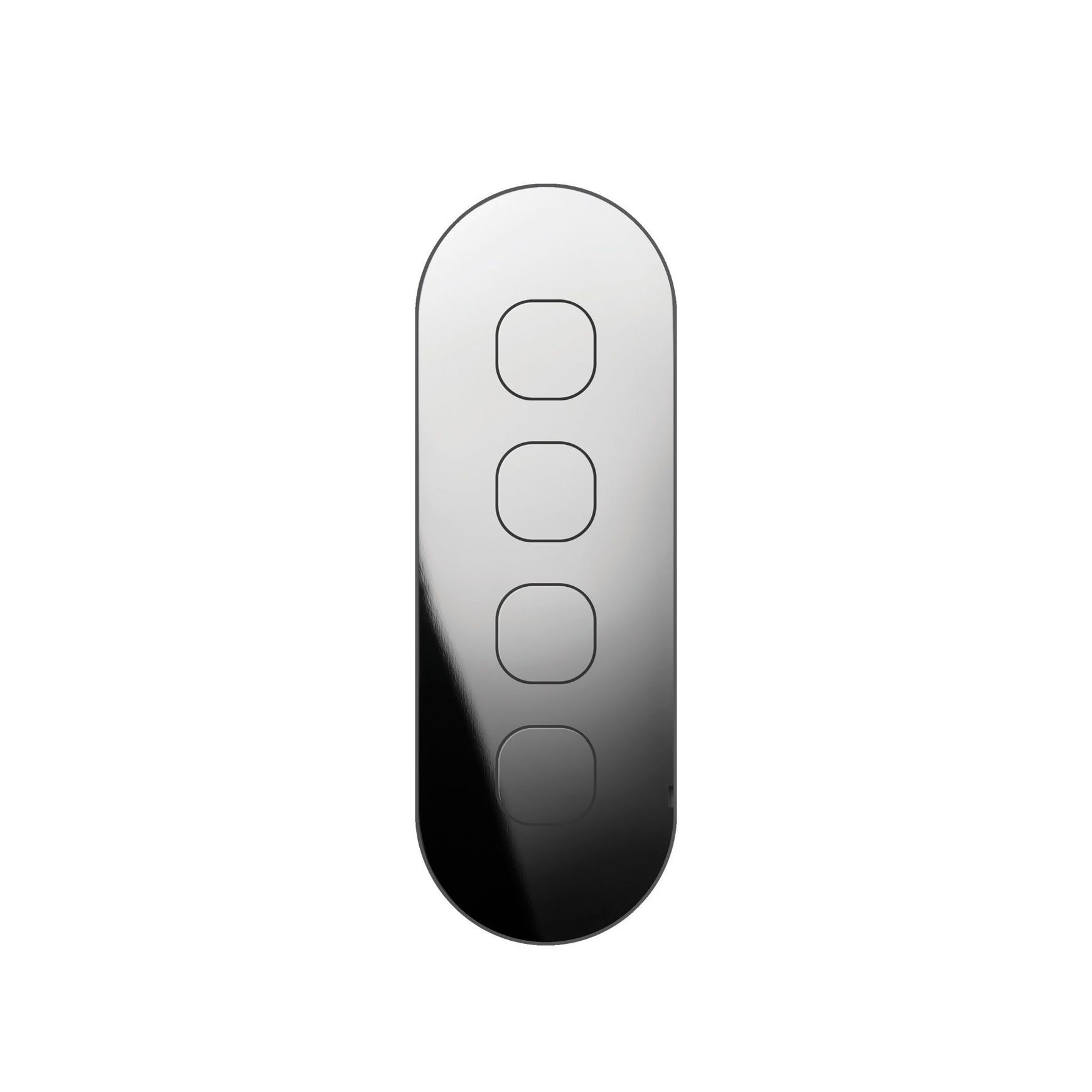 13 Carbon 4 Gang Switch Grid Faceplate