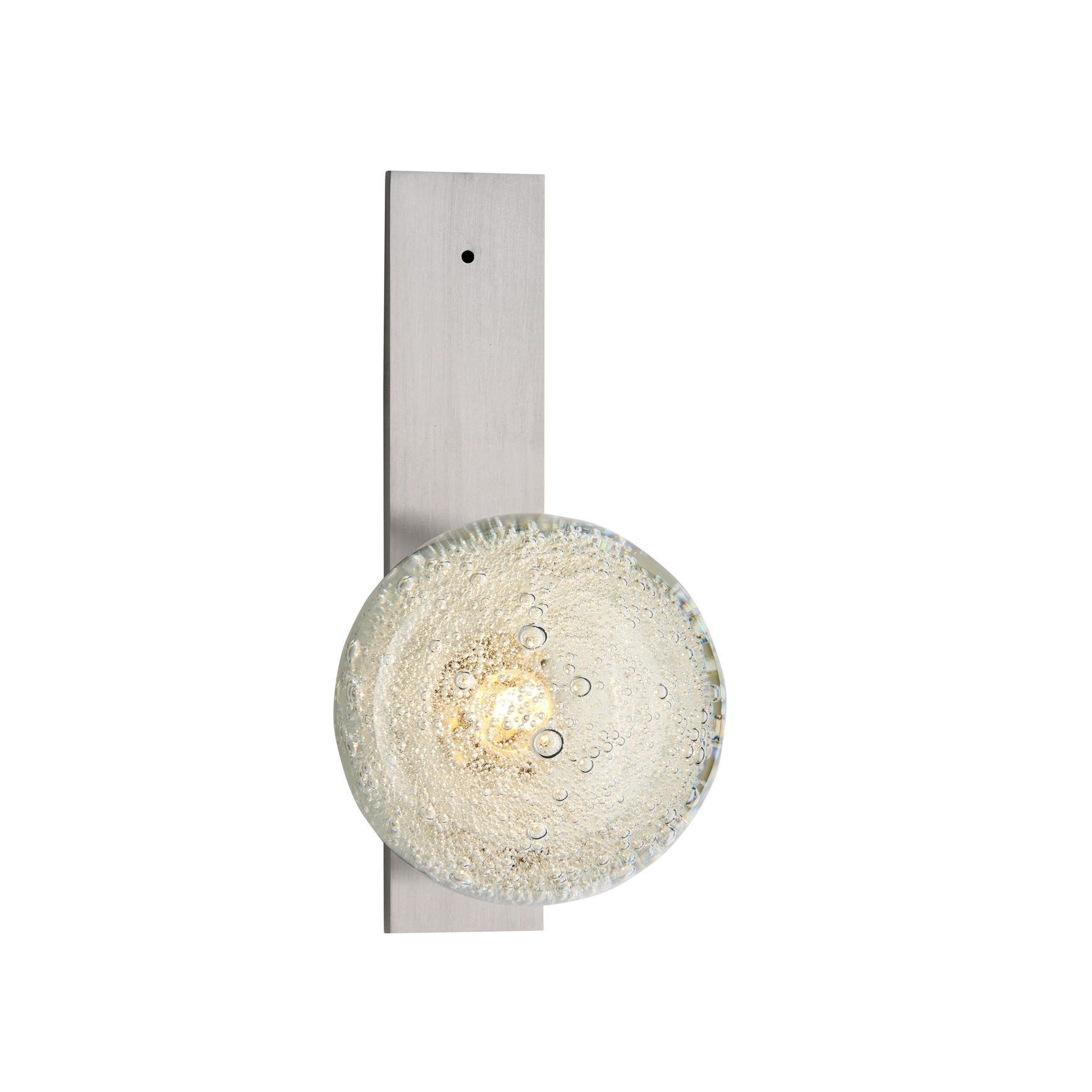 Fizi Single Ball Flat Wall Sconce