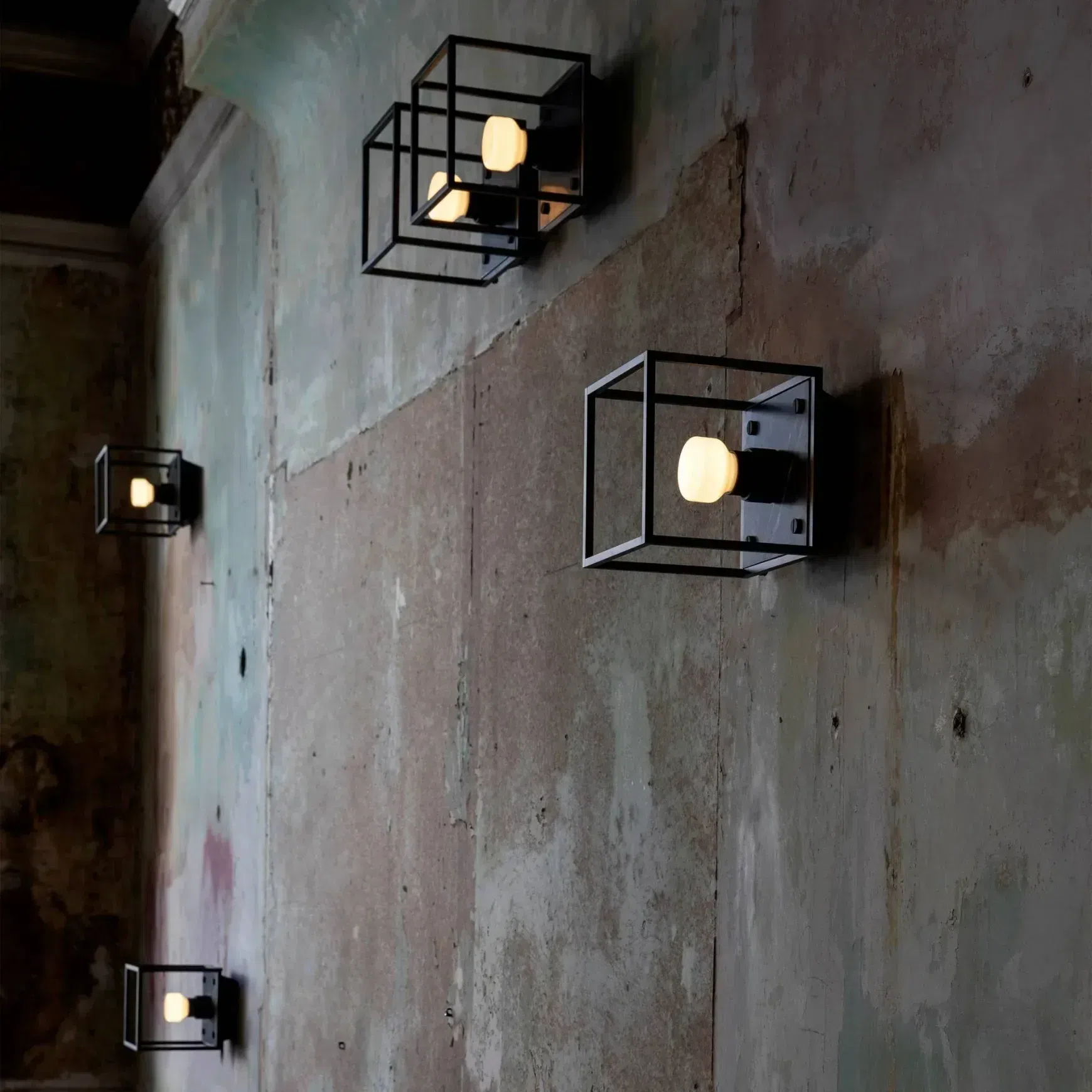 Caged Wall Light