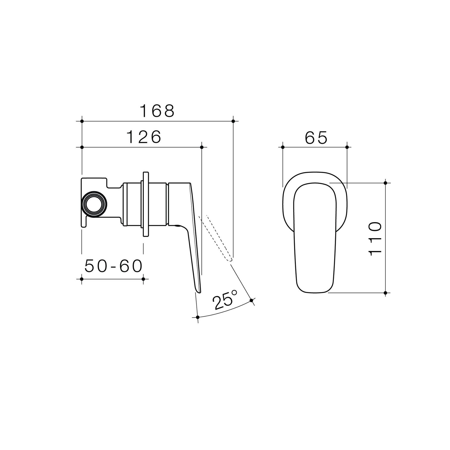Contura II Bath/Shower Mixer
