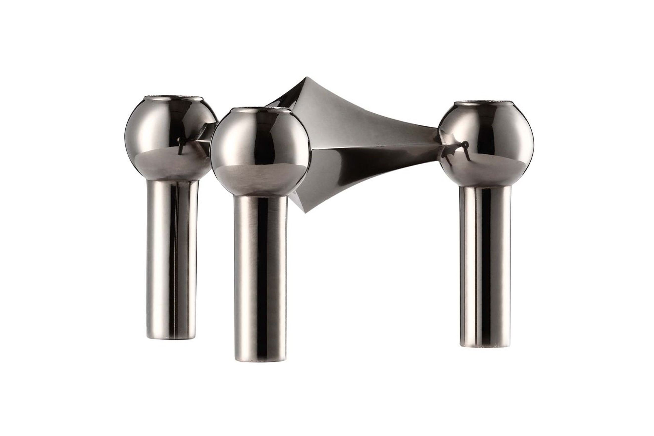 Stoff Nagel Candle Holders – Black Chrome 1 Pack