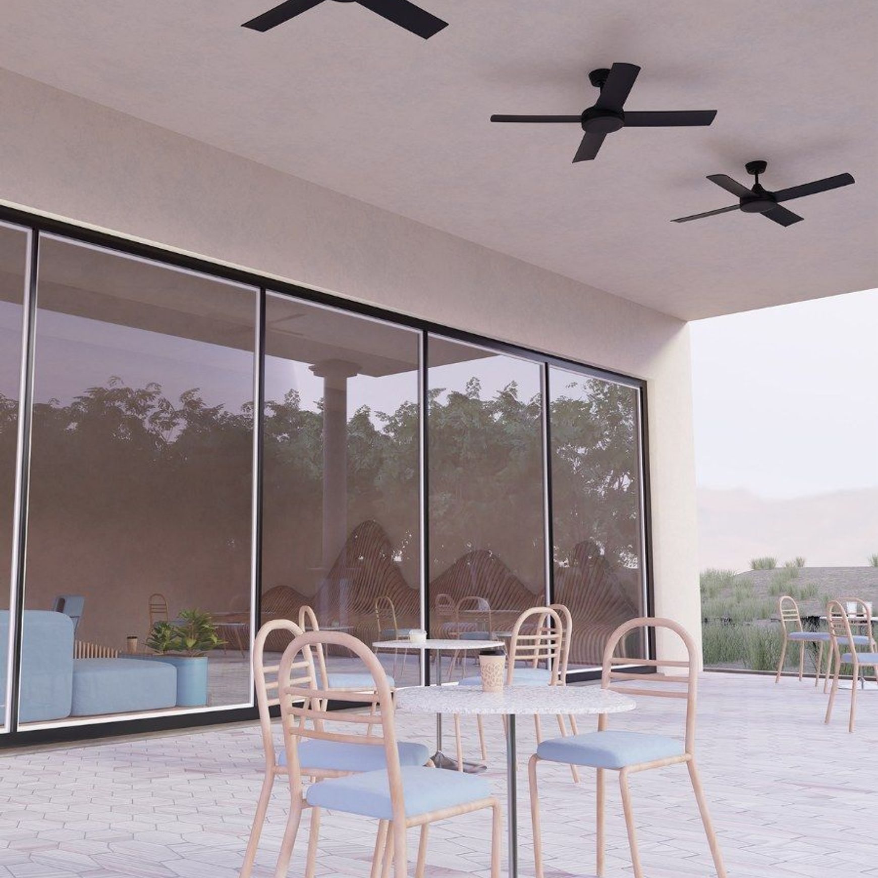Breeze Silent DC Indoor/Outdoor Ceiling Fan