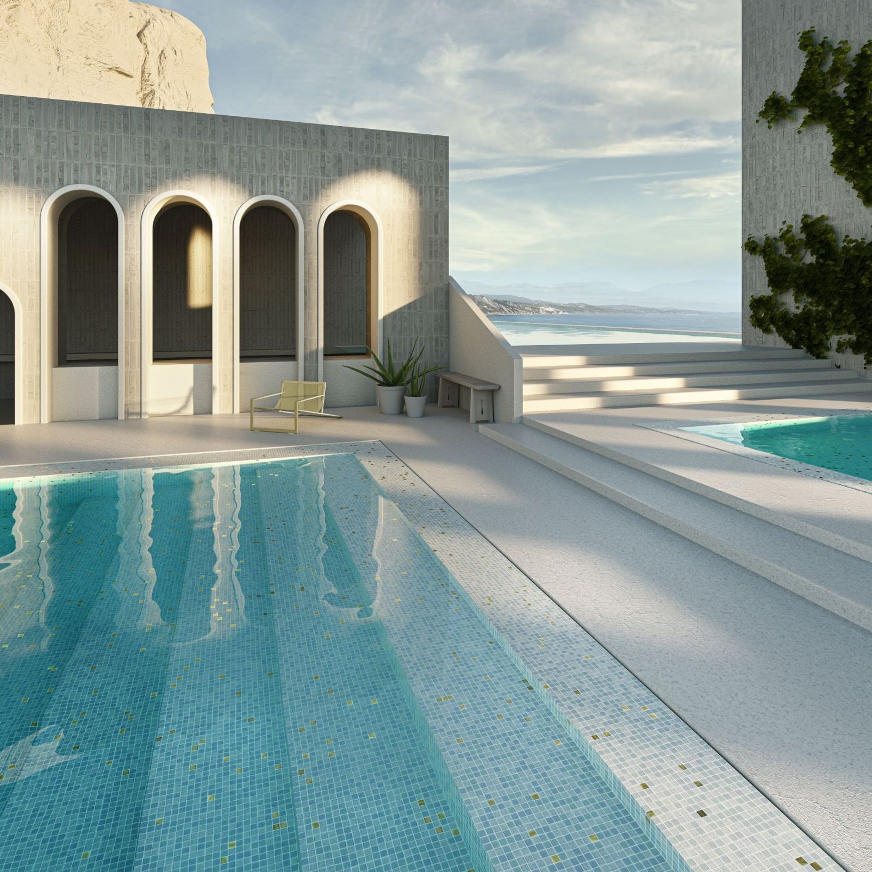 Perla | Gold Mosaics Collection by Ezarri