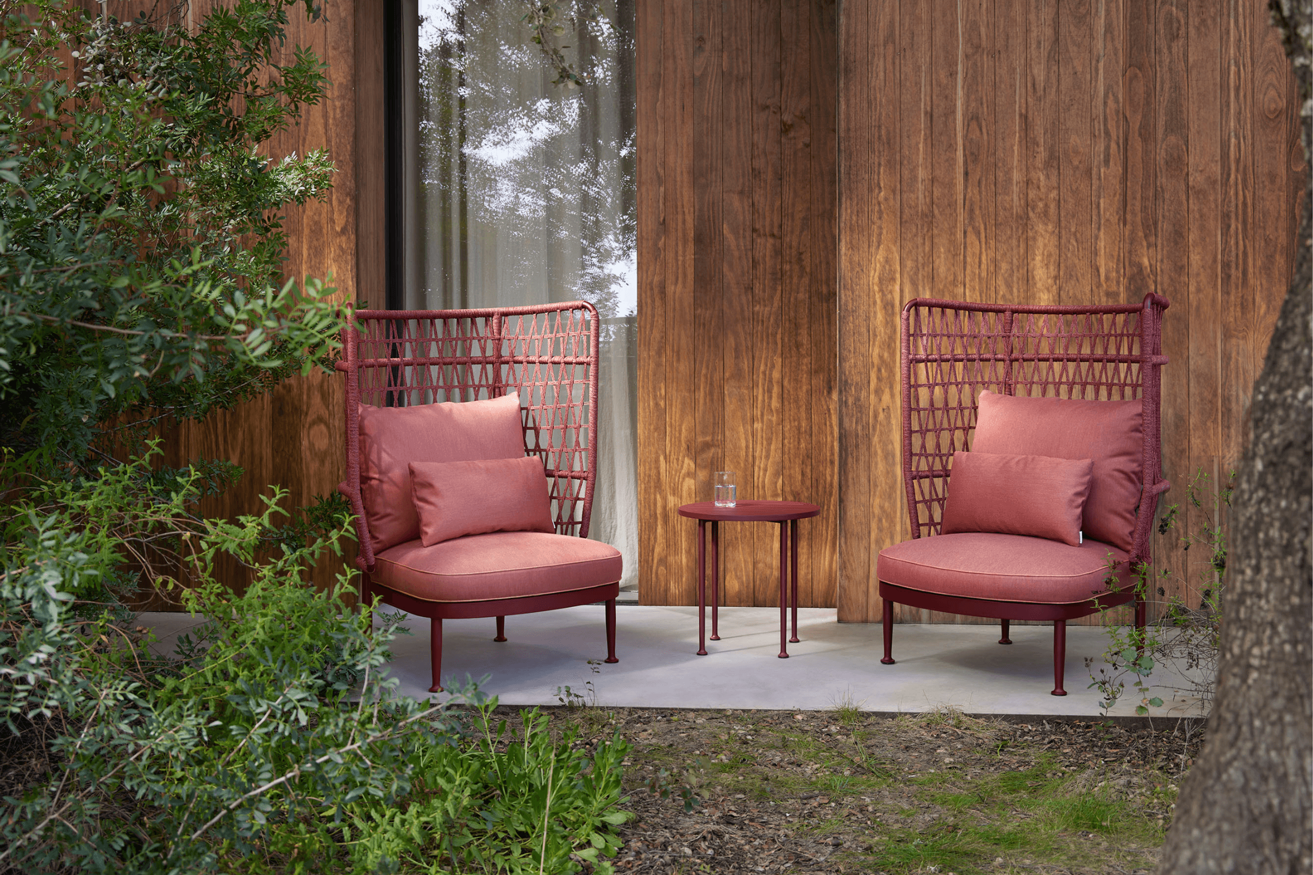 Curio High Back Armchair