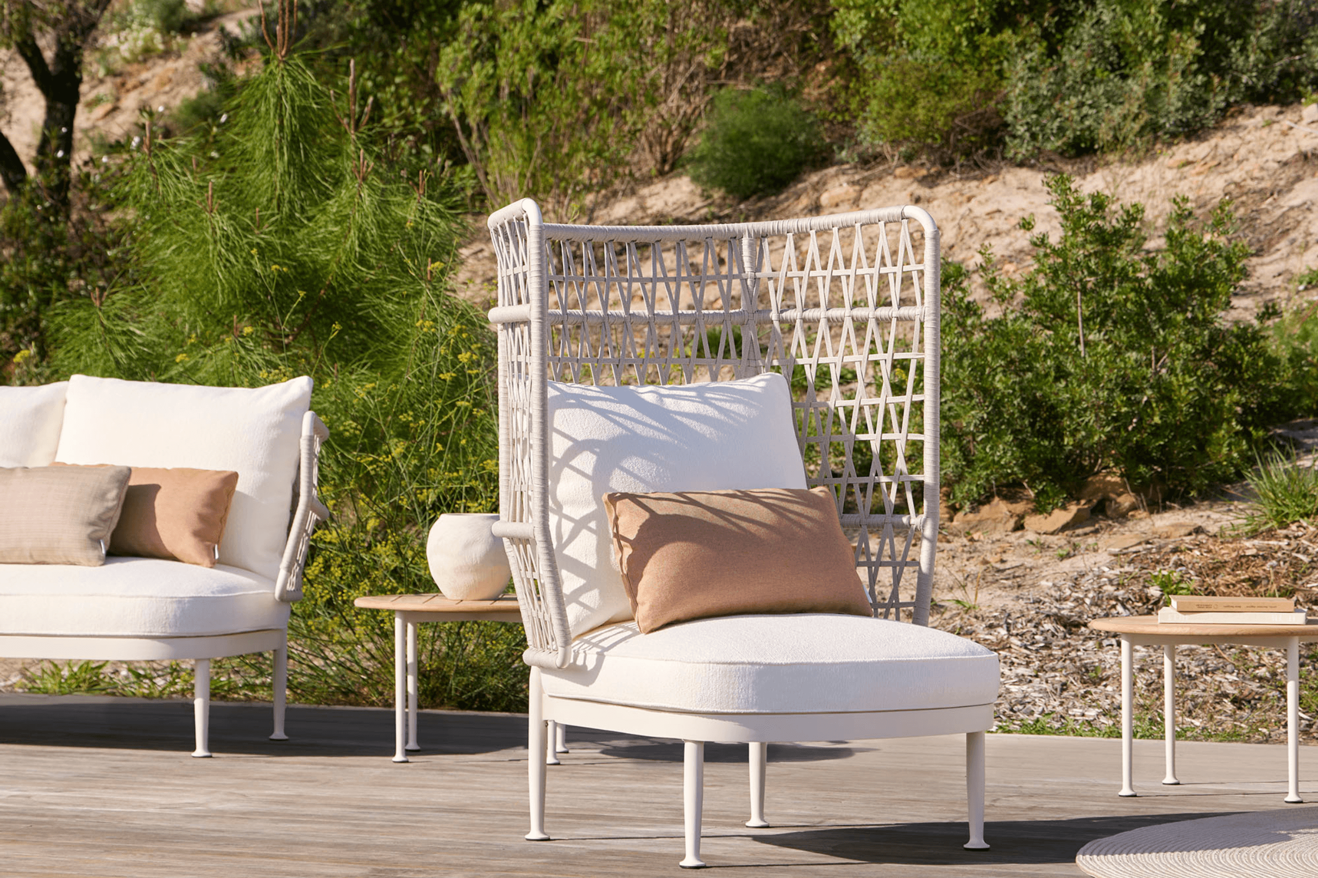 Curio High Back Armchair