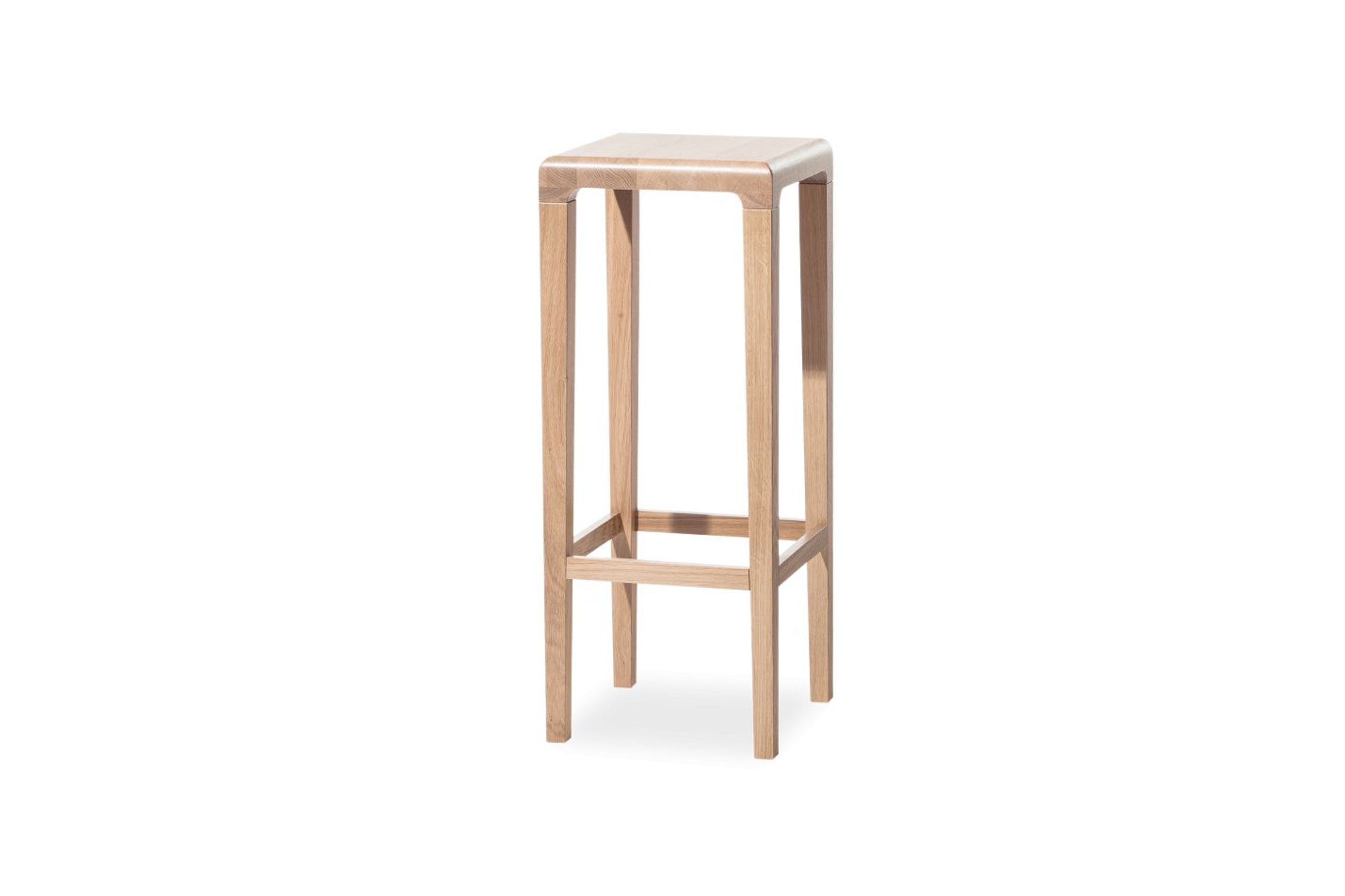 Rioja Bar Stool - Natural Oak - 80cm - by TON