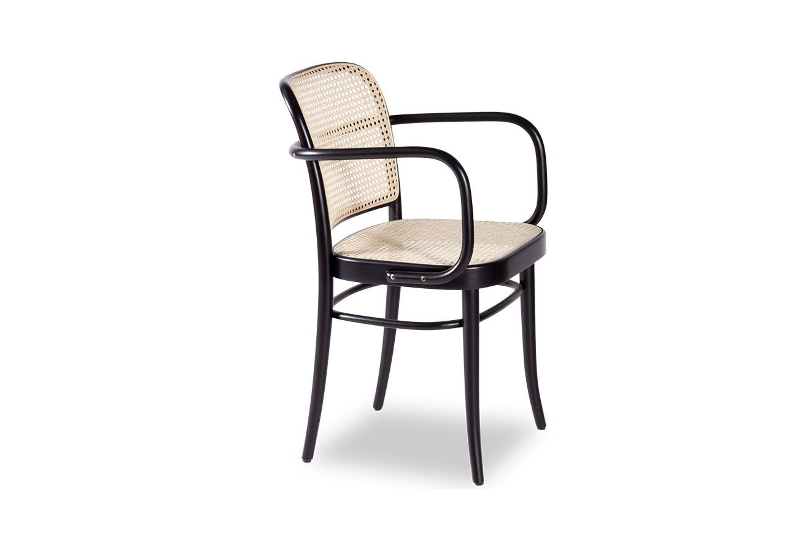 811 Hoffmann Armchair - Black Stain - by TON