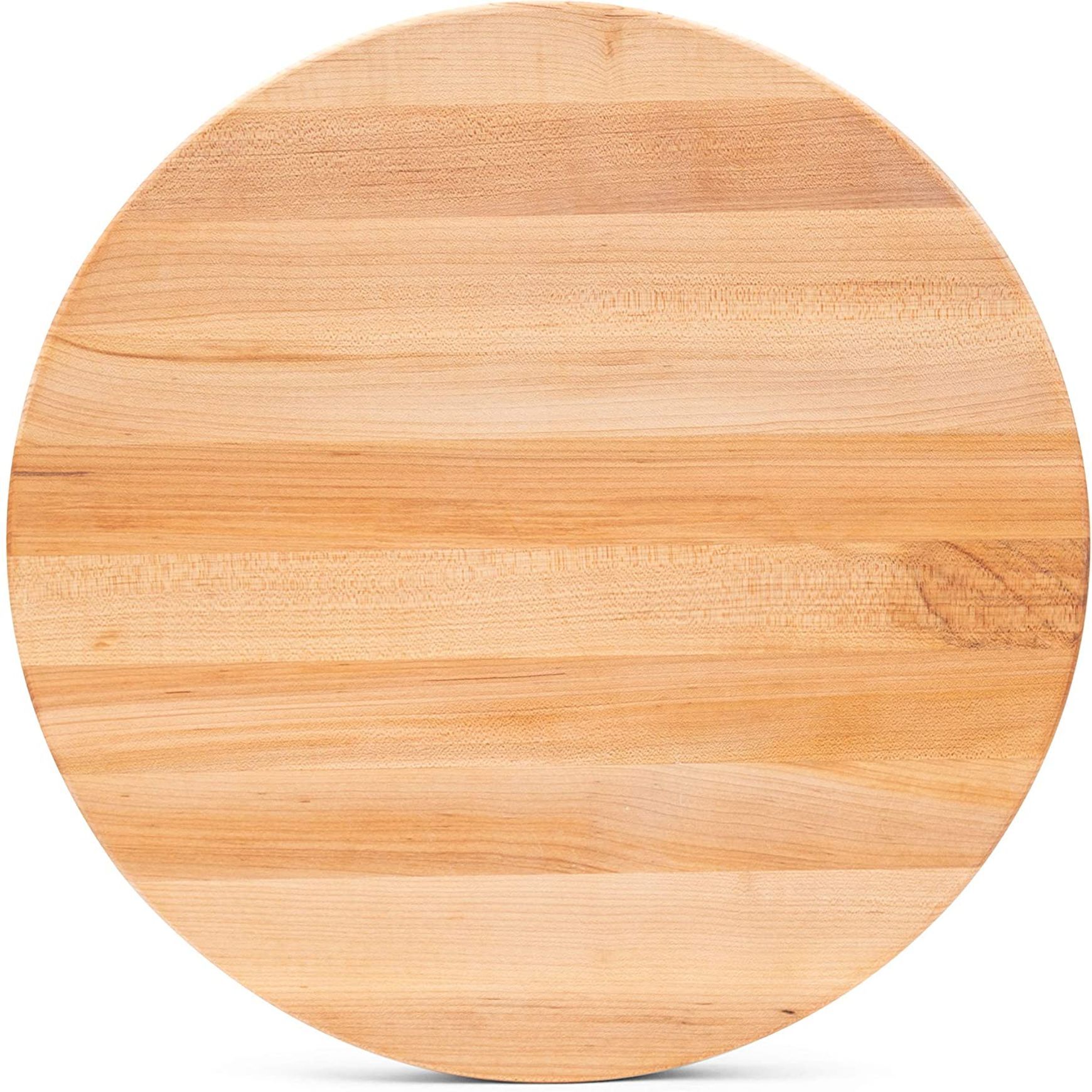 Boos Block Maple Wood Edge Grain Reversible Round Cutting Board - 46cm X 4cm