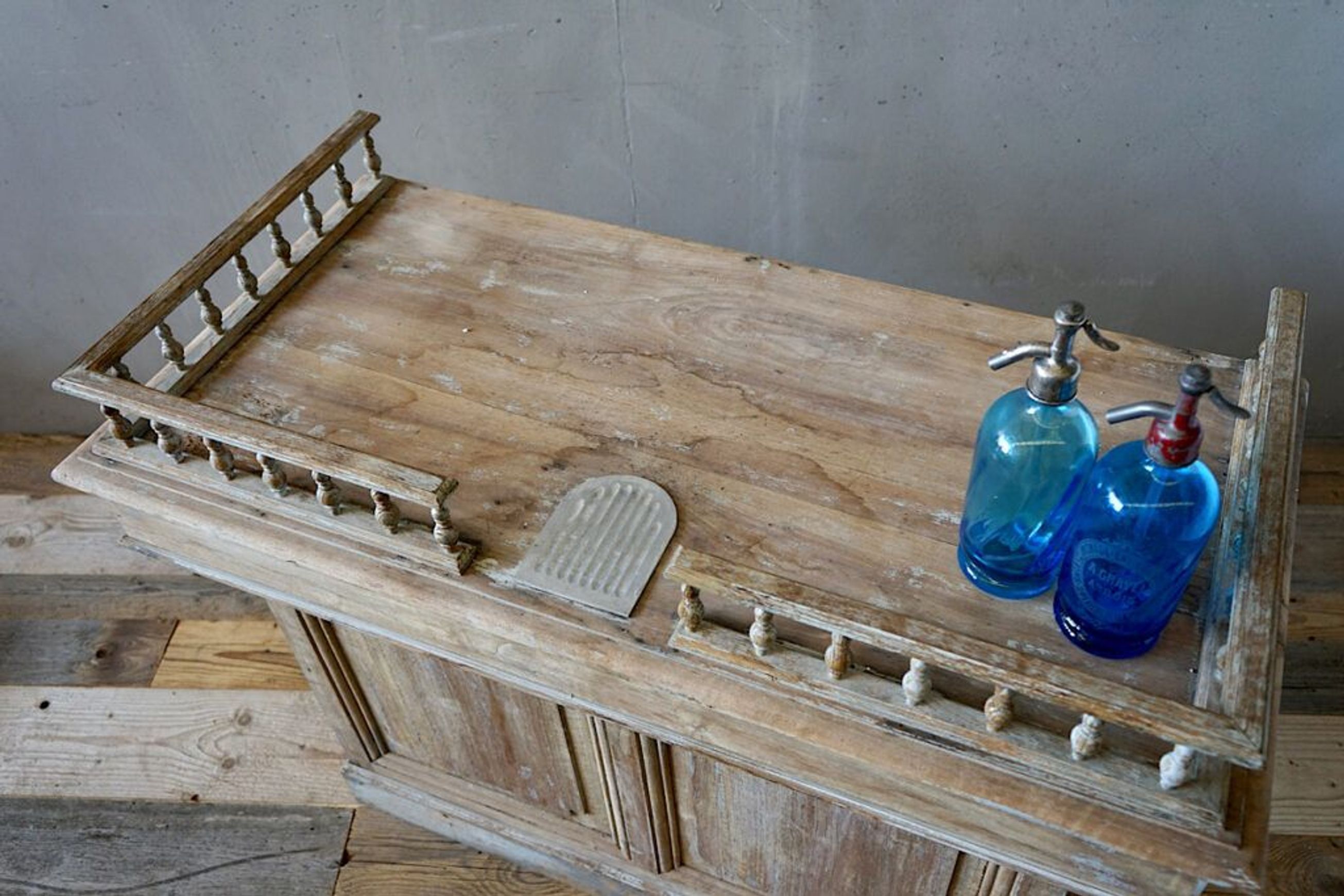 French Painted Shop Counter
