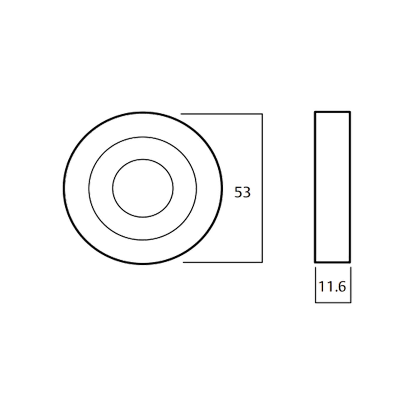 Lockwood Symphony 106 Door Lever on Round Rose Full Set