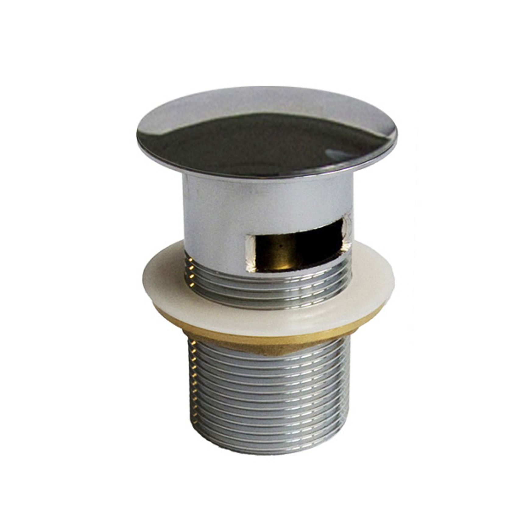Perrin & Rowe - 32mm Slotted Dome Push-Button Basin Waste