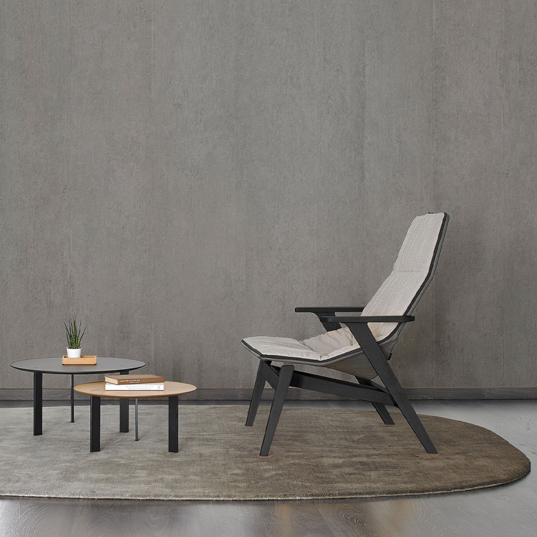 Ace Armchair - Wooden Base with Arms