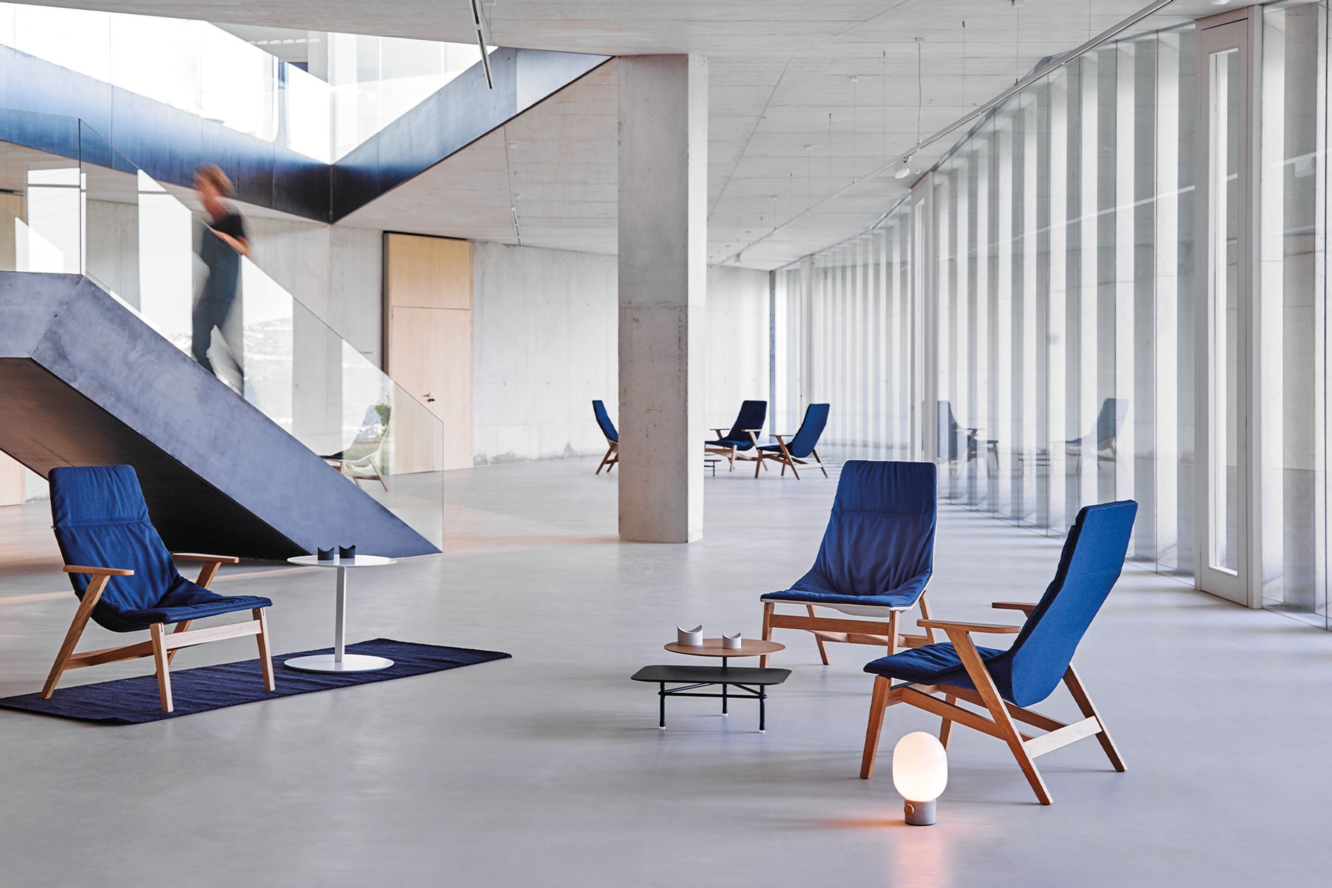Ace Armchair - Wooden Base with Arms