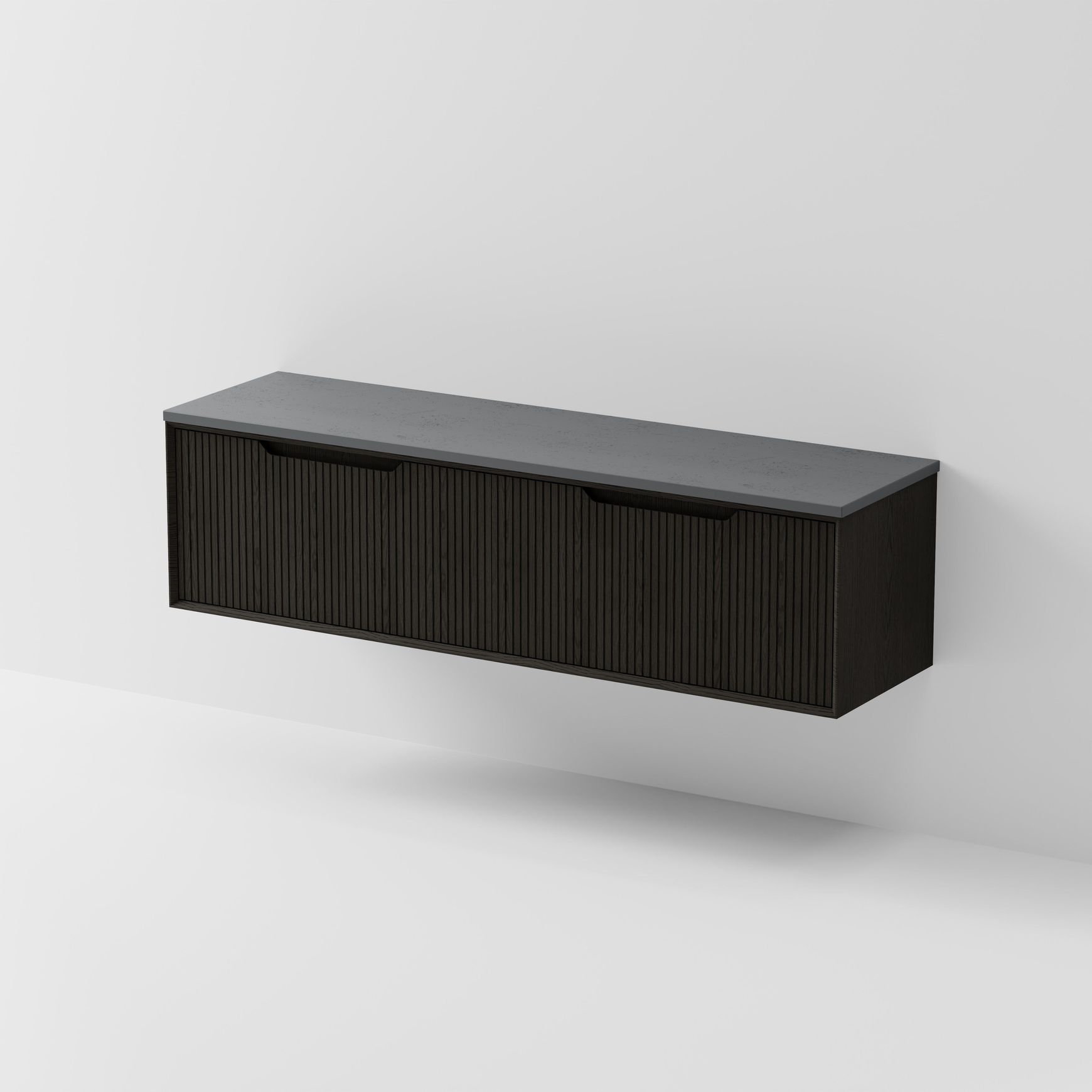 Aria 1800DB Vanity | Concrete Slab Top