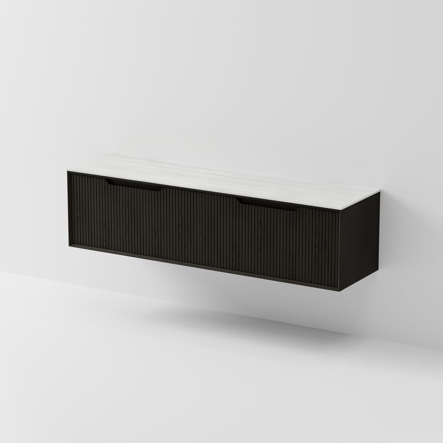 Aria 1800 Vanity | Villastone Slab Top