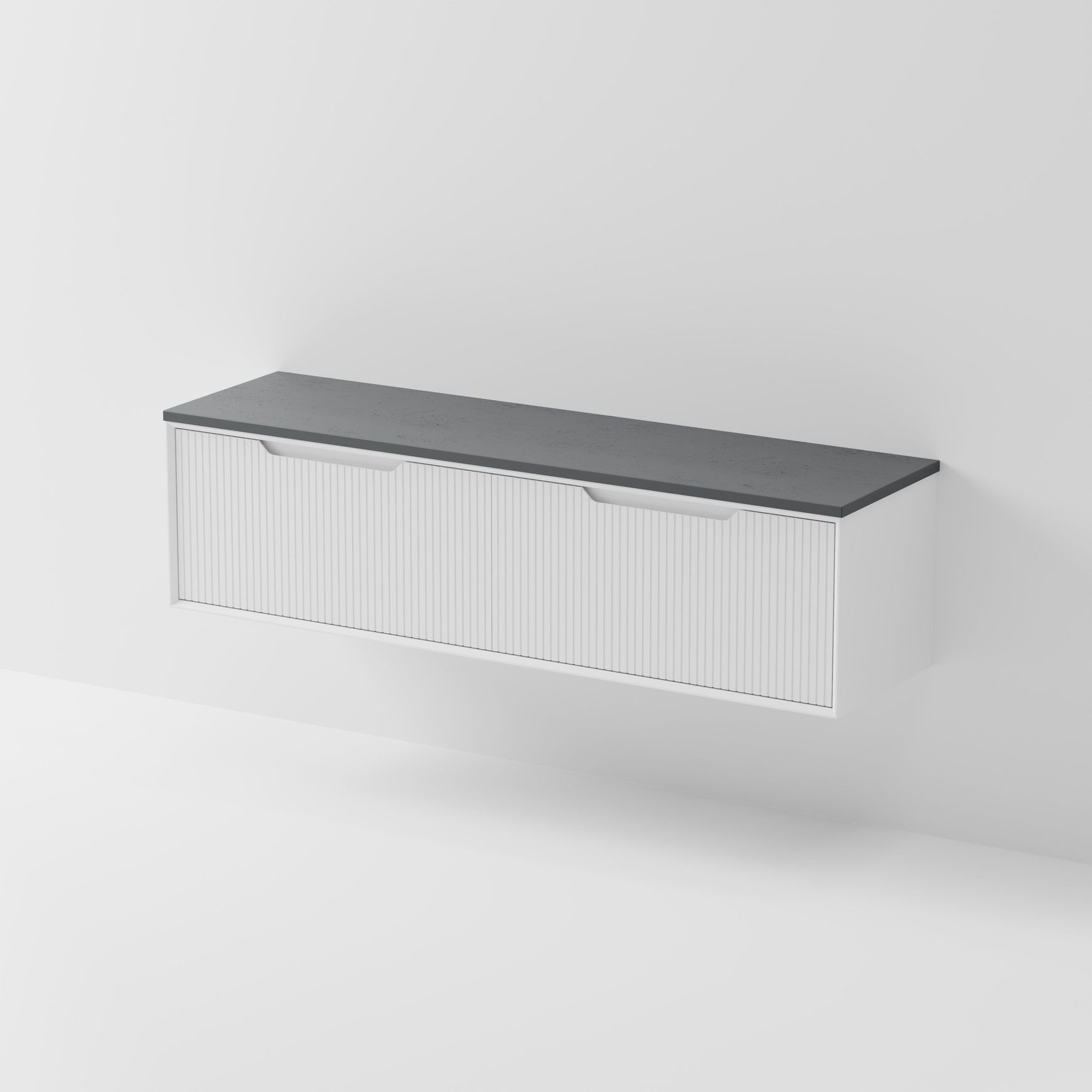 Aria 1800DB Vanity | Concrete Slab Top