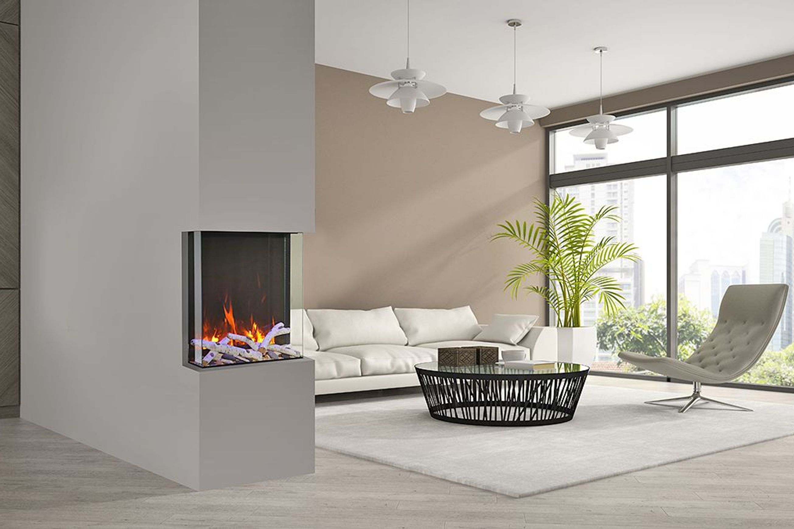 Amantii 2939 Tru View Electric Fireplace