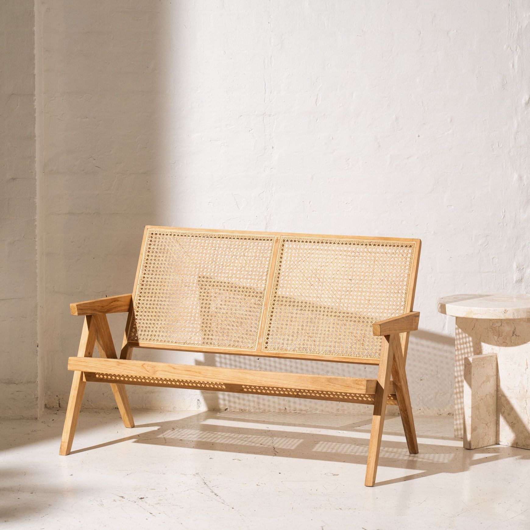 Amar Relaxed Rattan Loveseat