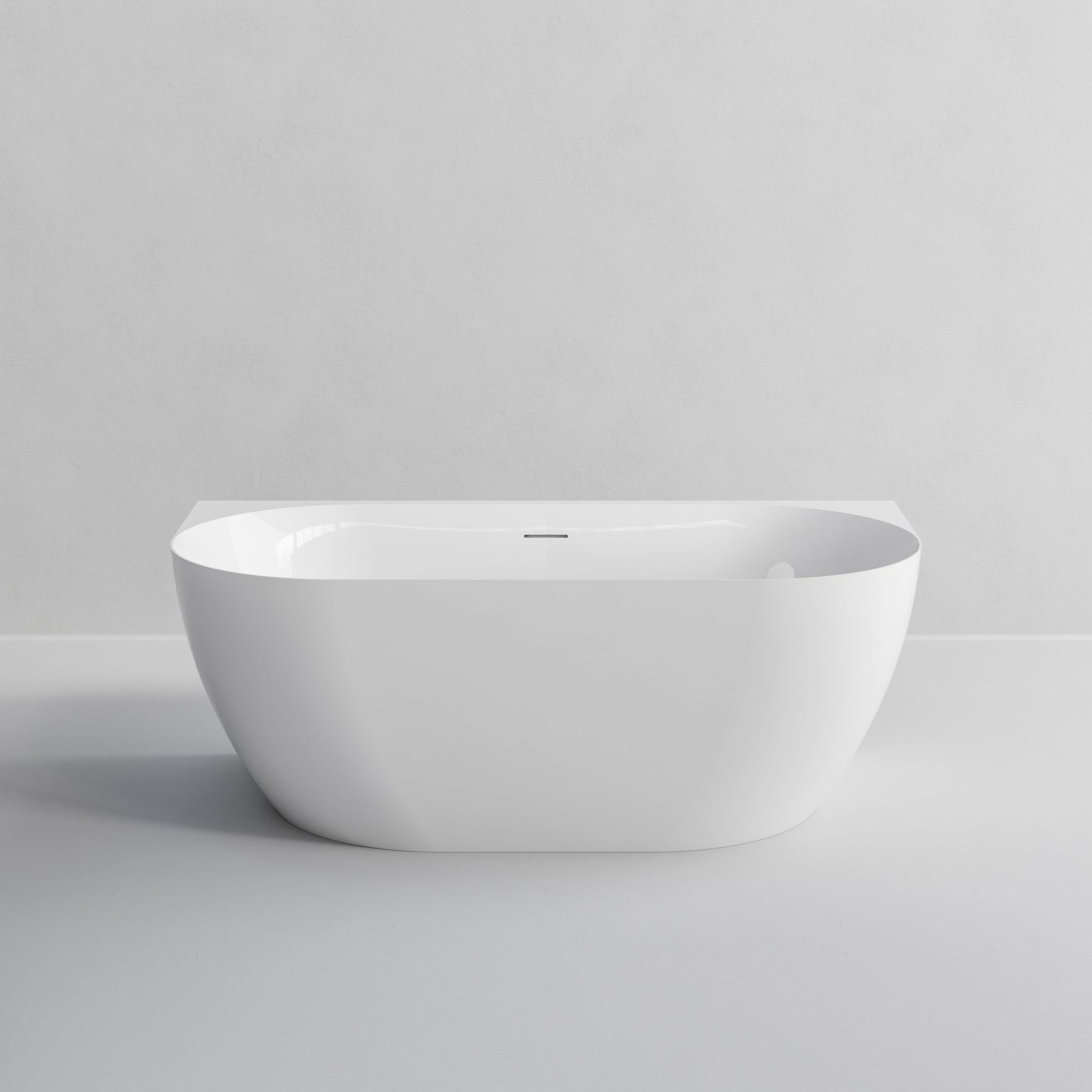 Endura Acrylic Arc 1600 Back to Wall Bath