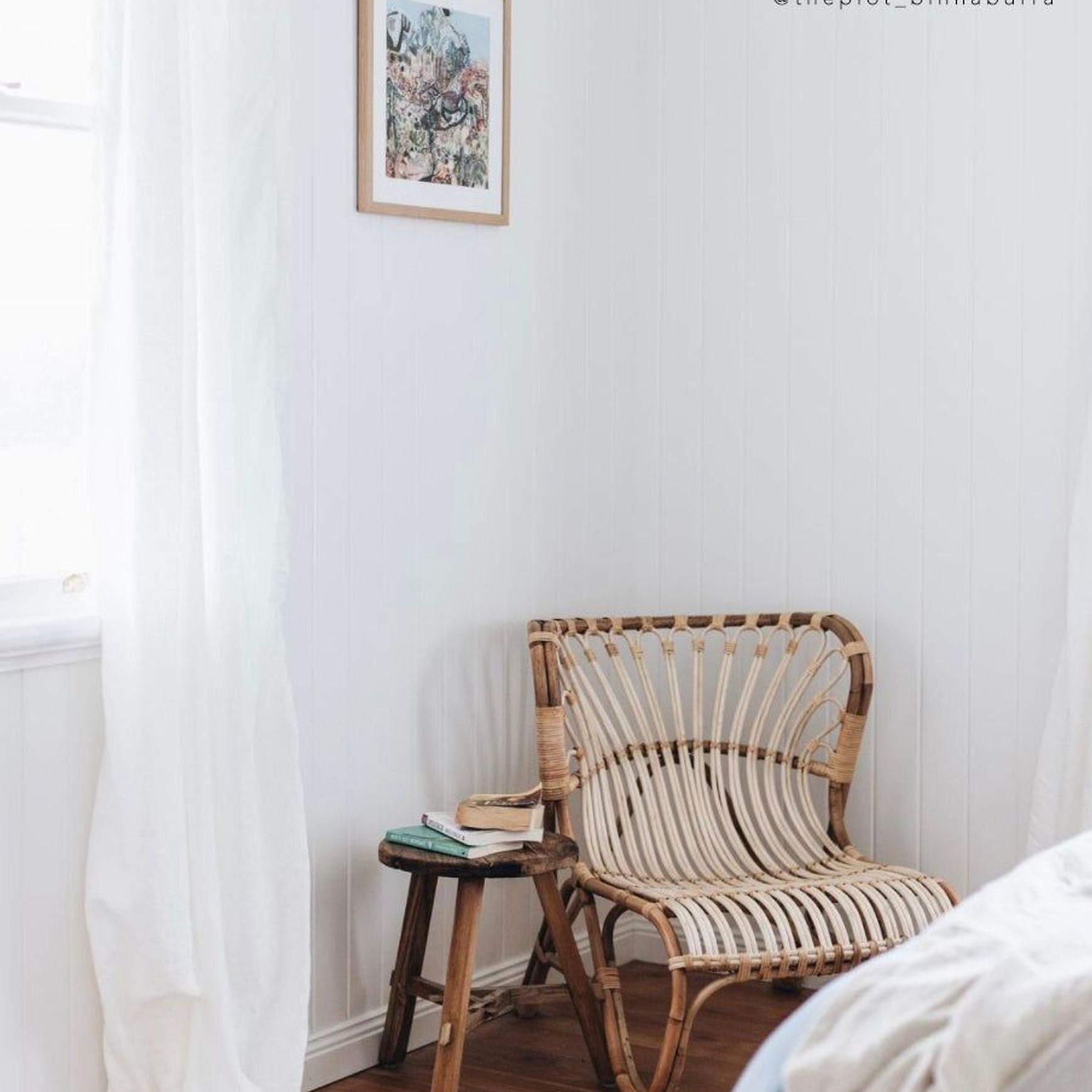 Arju Rattan Armchair in Natural
