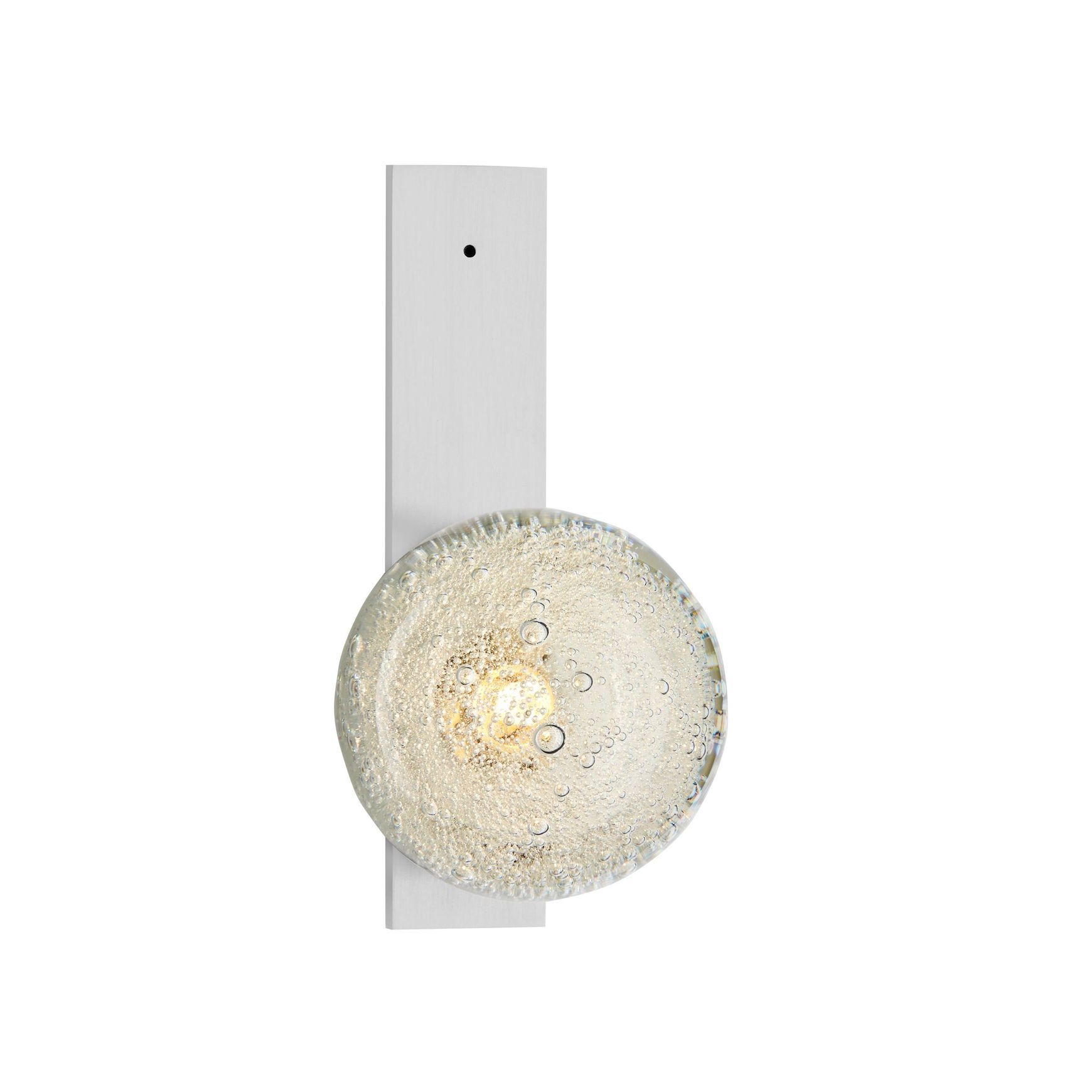 Fizi Single Ball Flat Wall Sconce