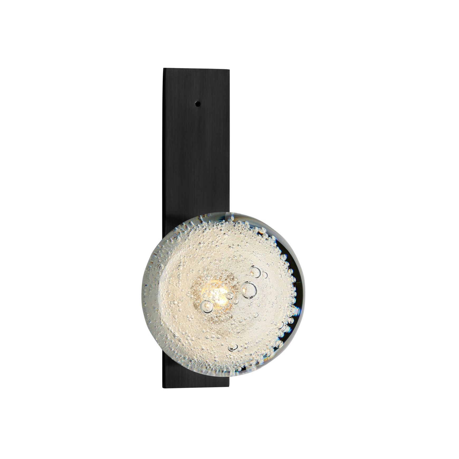 Fizi Single Ball Flat Wall Sconce