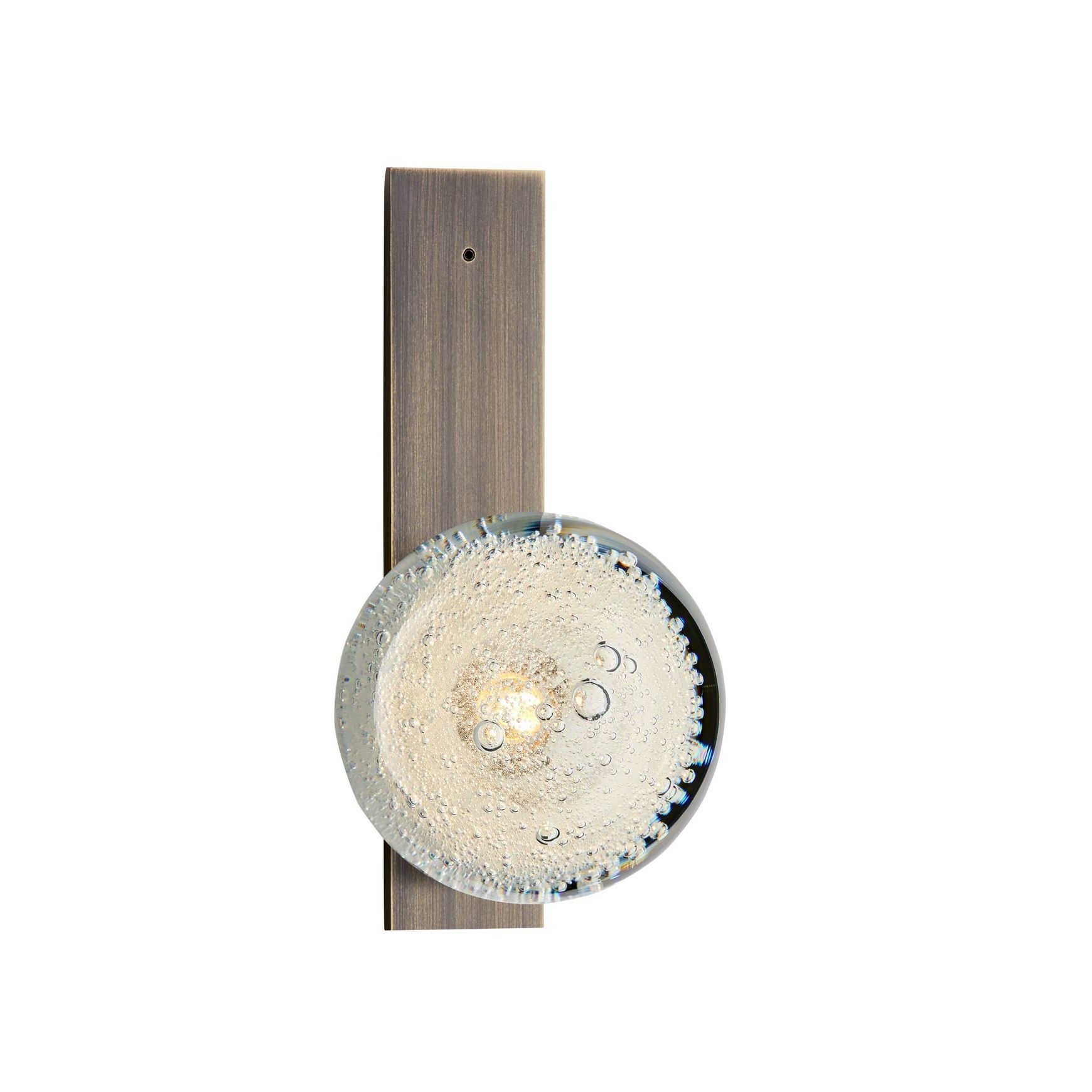 Fizi Single Ball Flat Wall Sconce