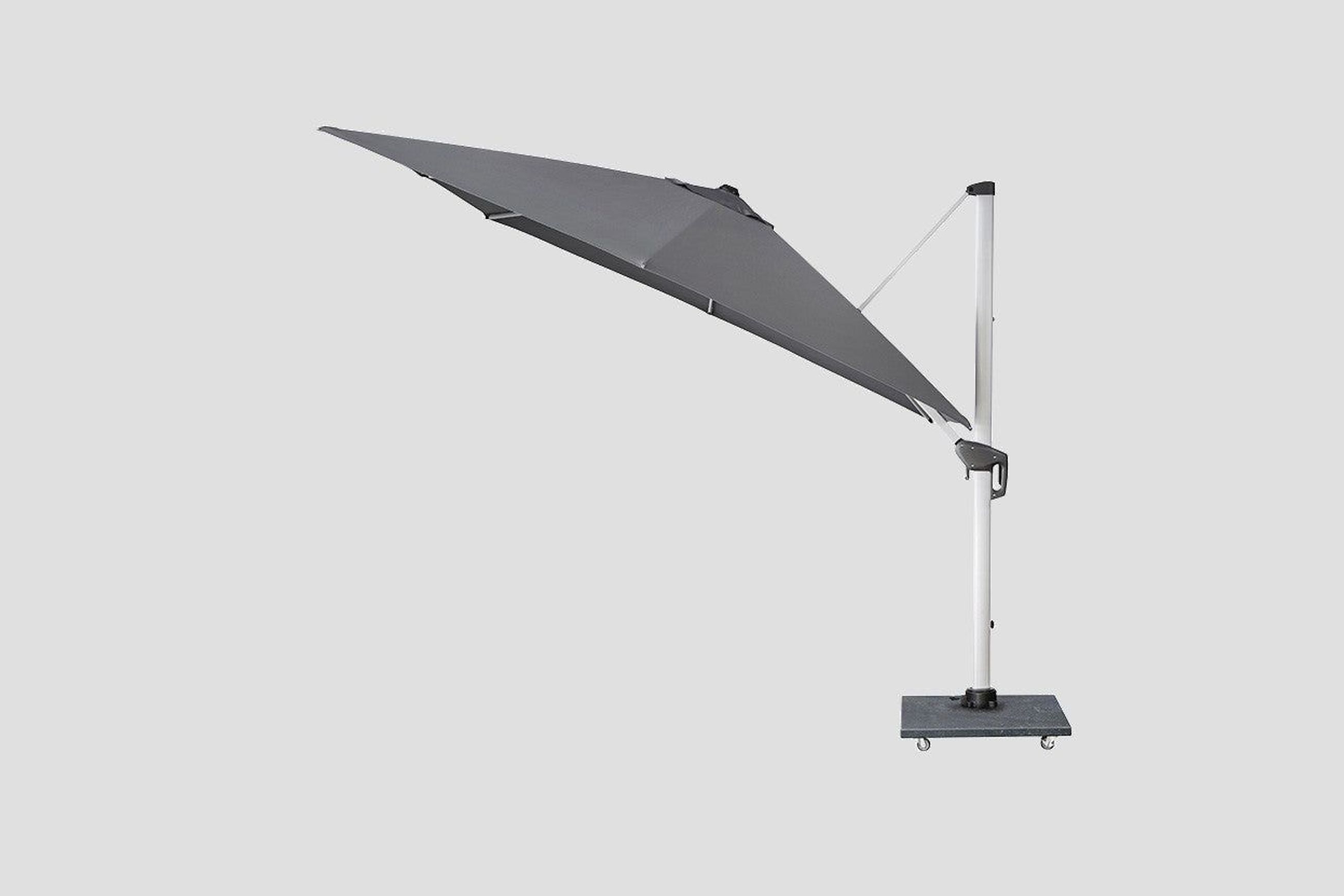 Aspen Cantilever Umbrella - Charcoal Grey - 2.5M / 3M