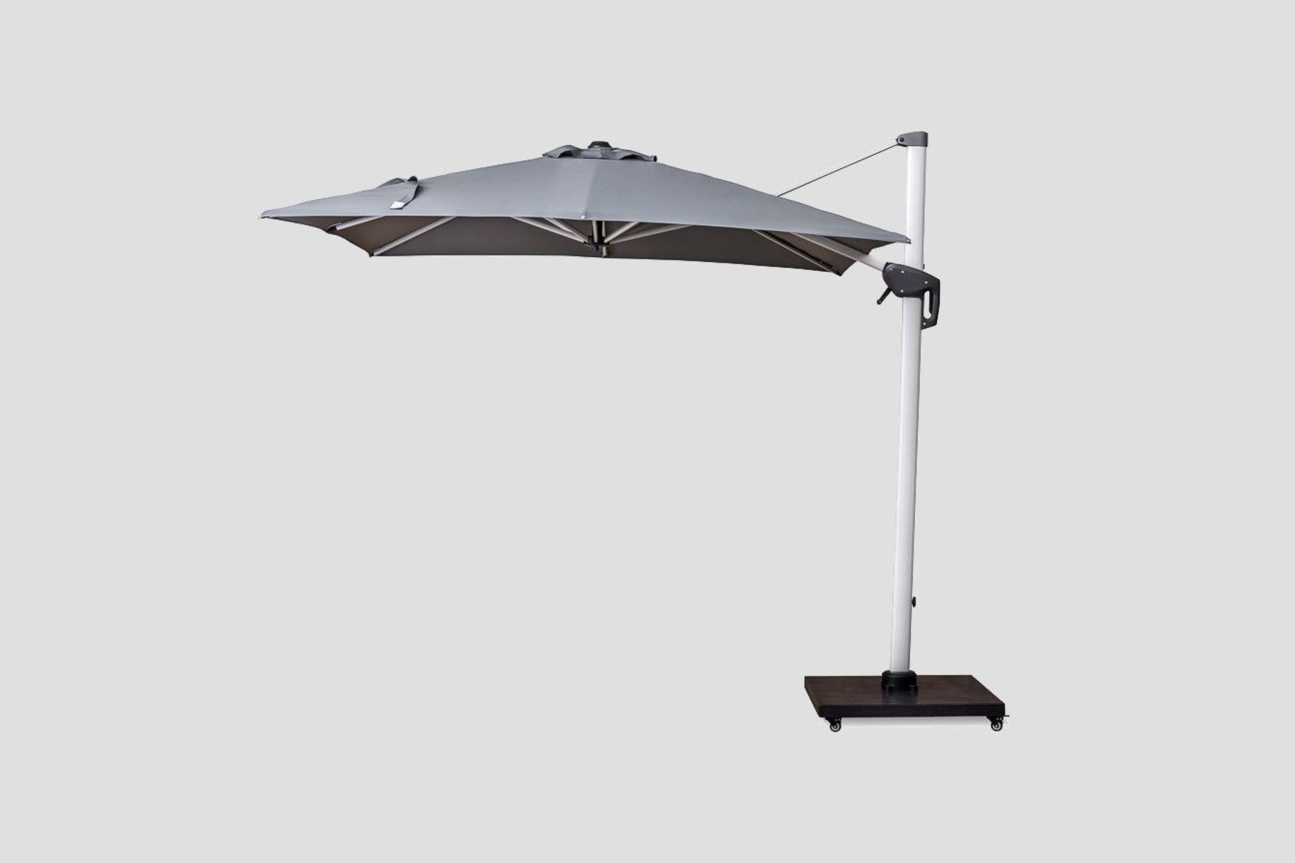 Aspen Cantilever Umbrella - Charcoal Grey - 2.5M / 3M