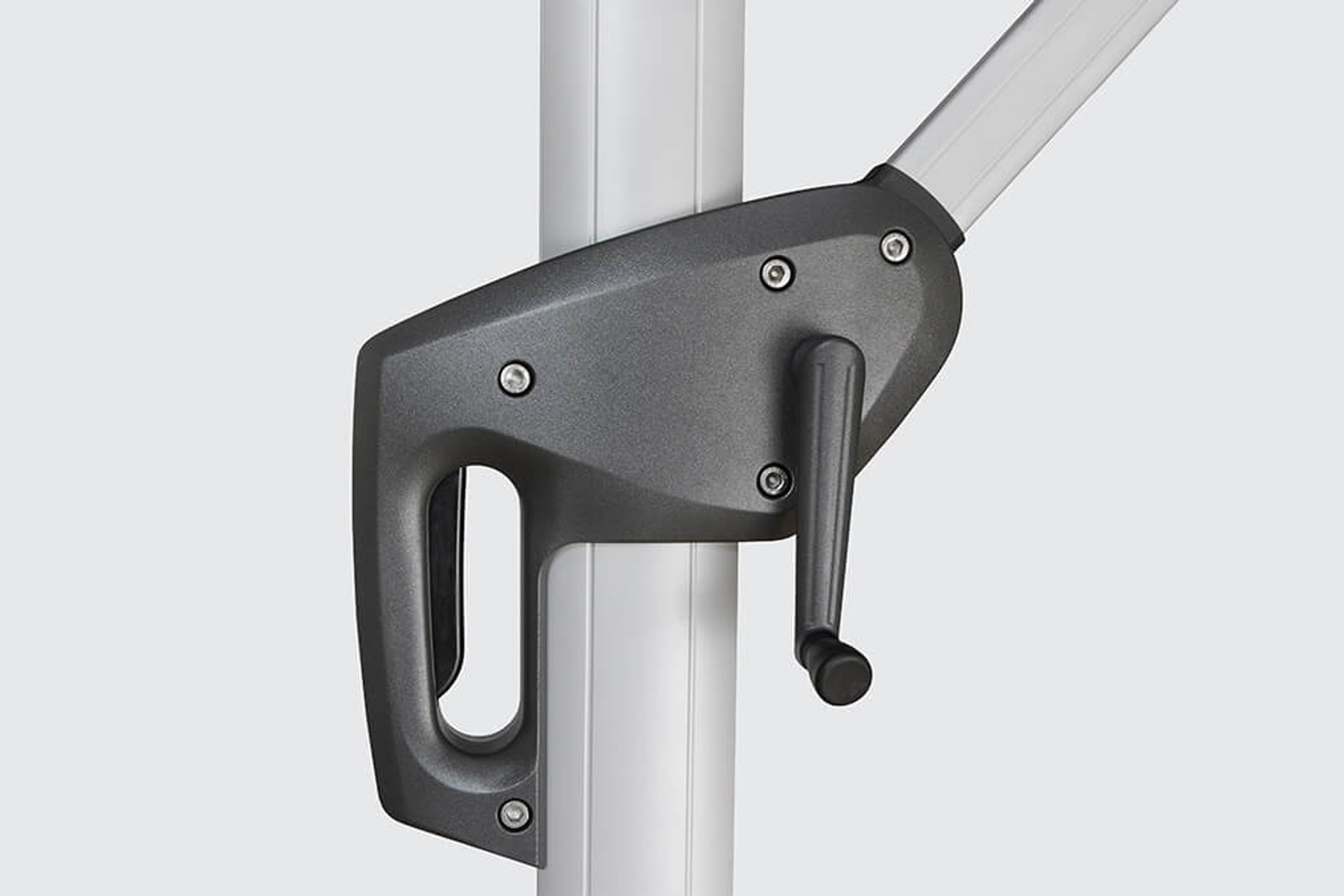 Aspen Cantilever Umbrella - Charcoal Grey - 2.5M / 3M