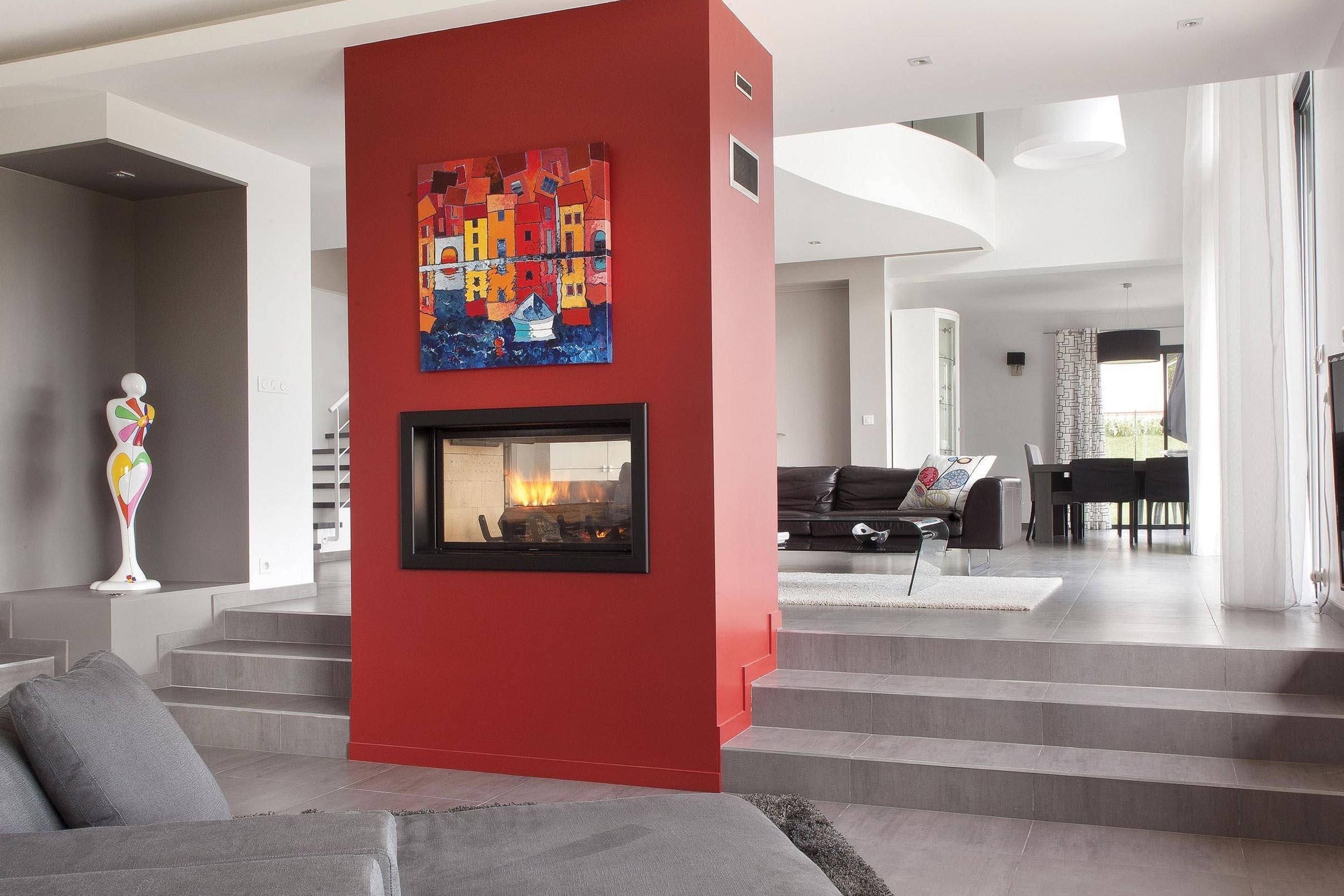 Axis H1200DS Double Sided Fireplace
