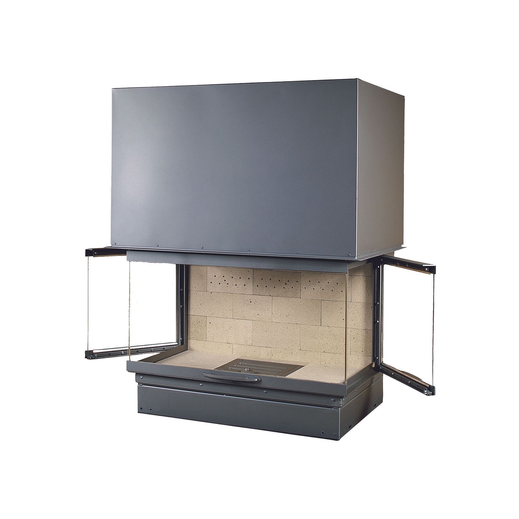 Axis H1200 3V 3 Sided Wood Fireplace