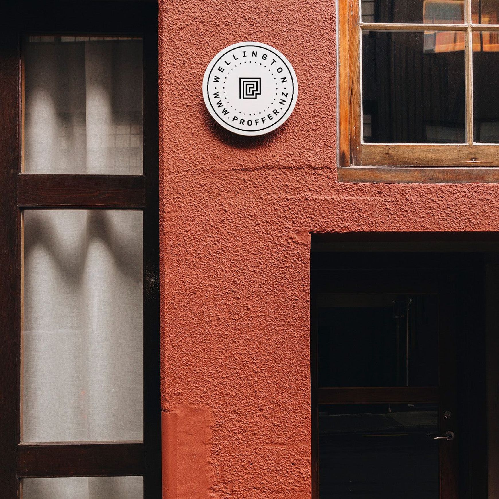 Round Wall Sign