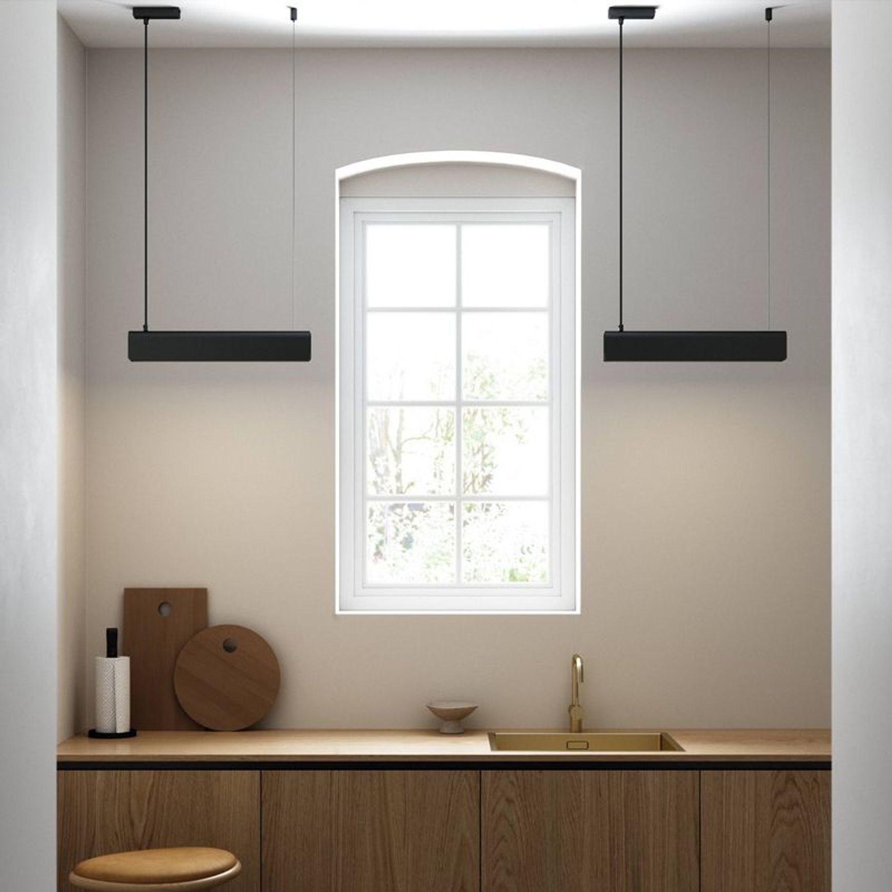 Beau 50 Pendant Black