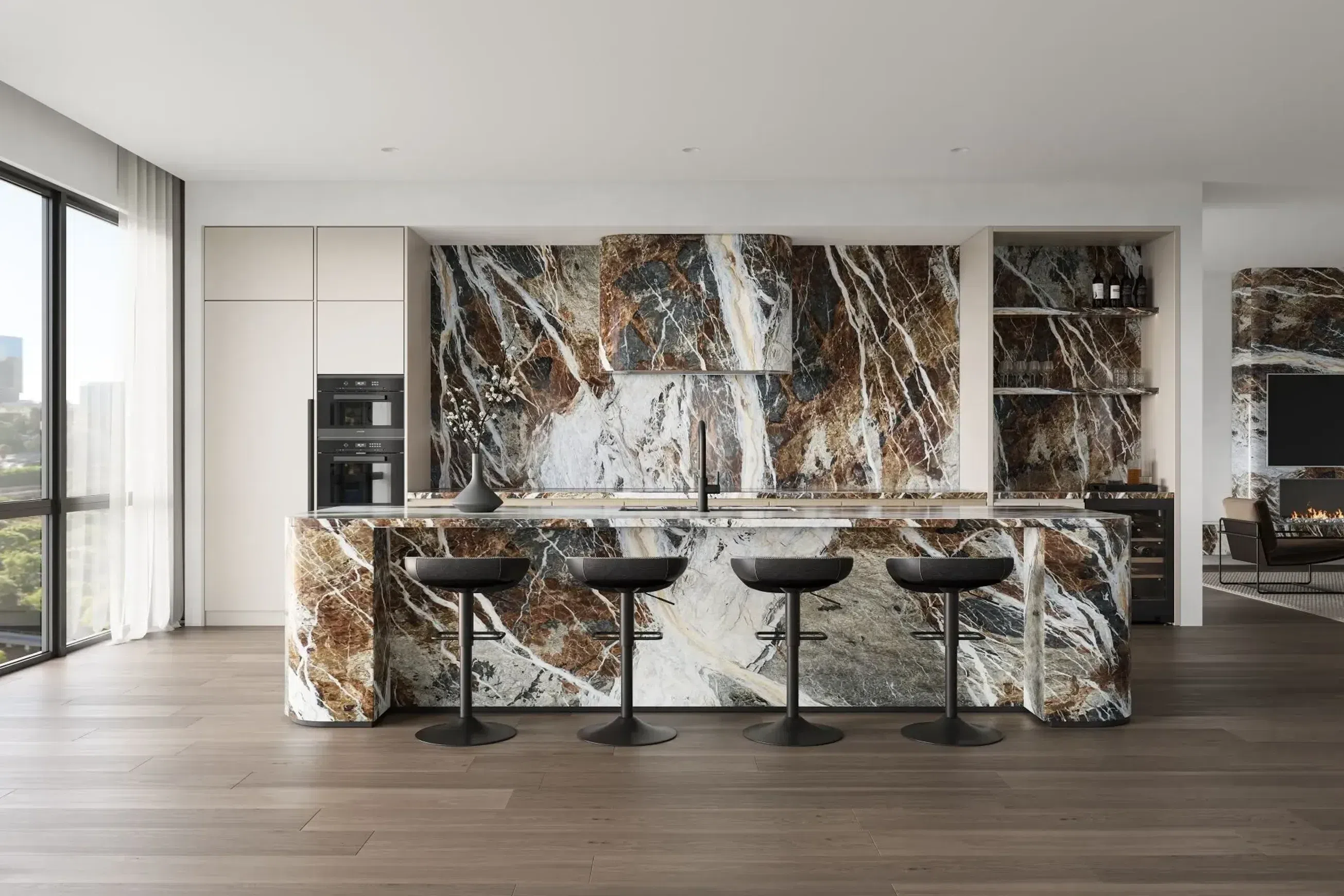 Blue Jeans Marble Benchtop