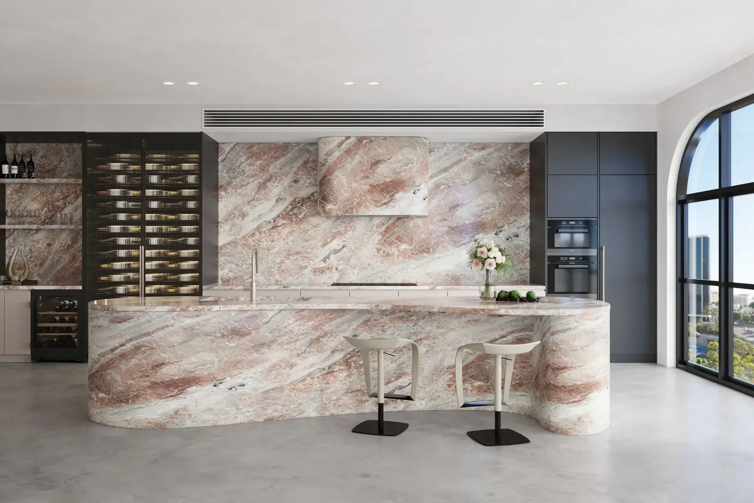 Breccia Damascata Marble Benchtop