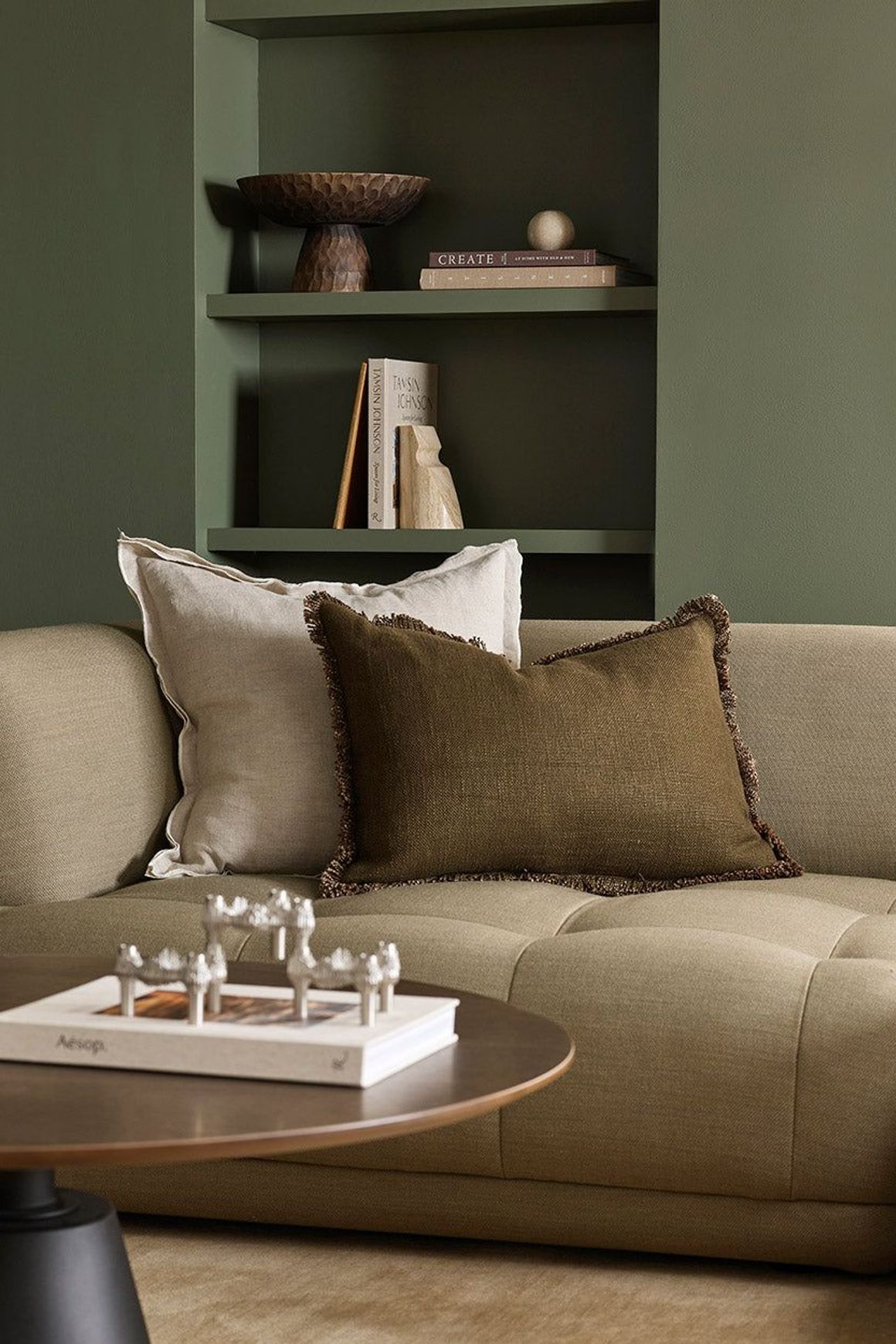 Baya Linden Cushion - Linen