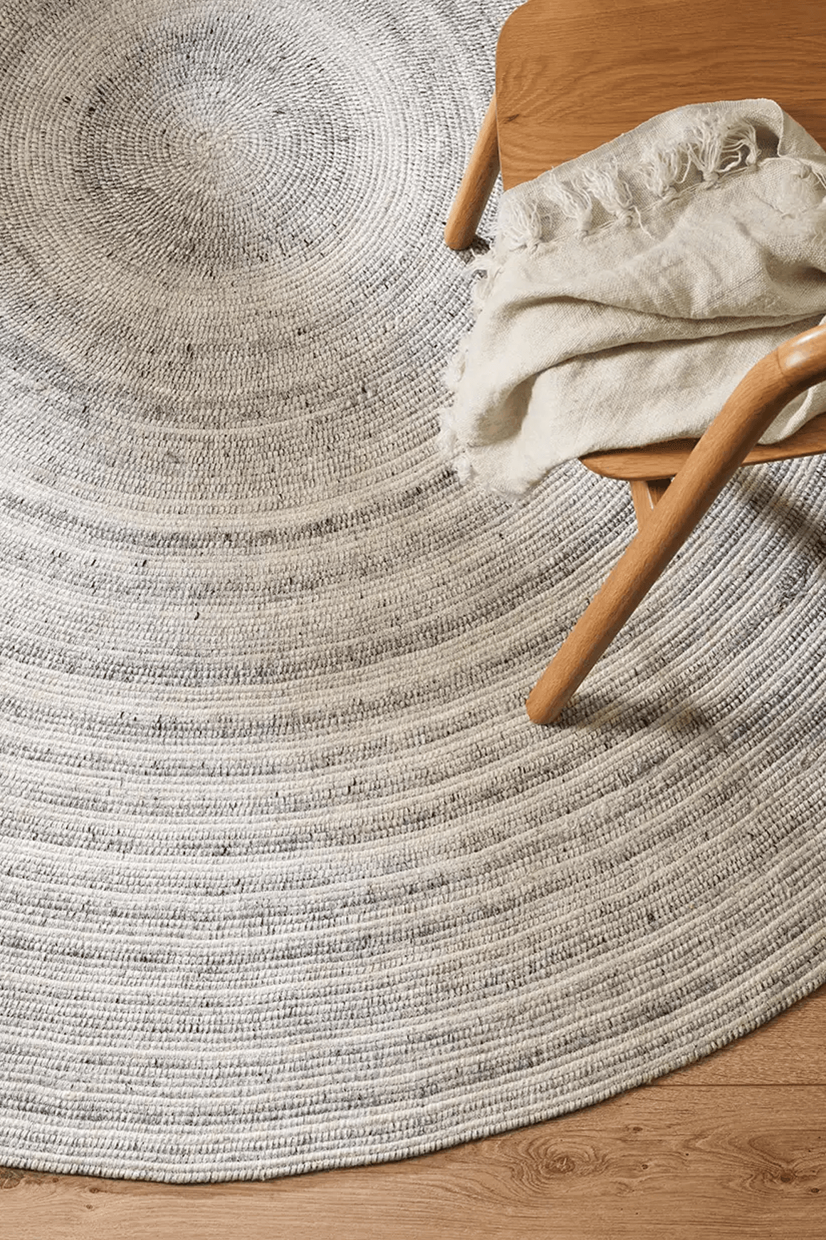 Baya Palm Cove Round Rug - Pumice | Indoor or Outdoor