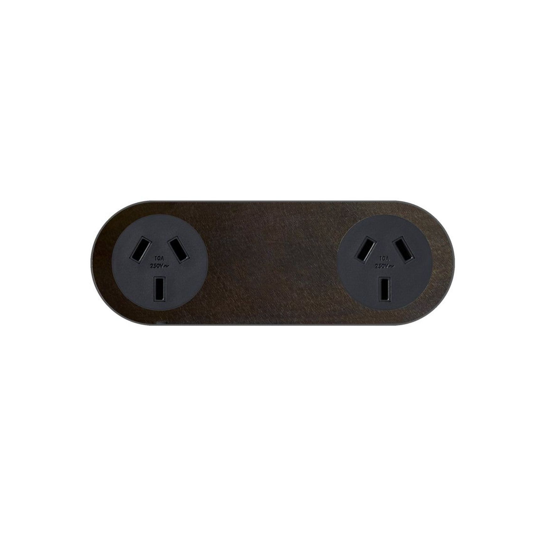 13 Carbon Double Outlet Faceplate
