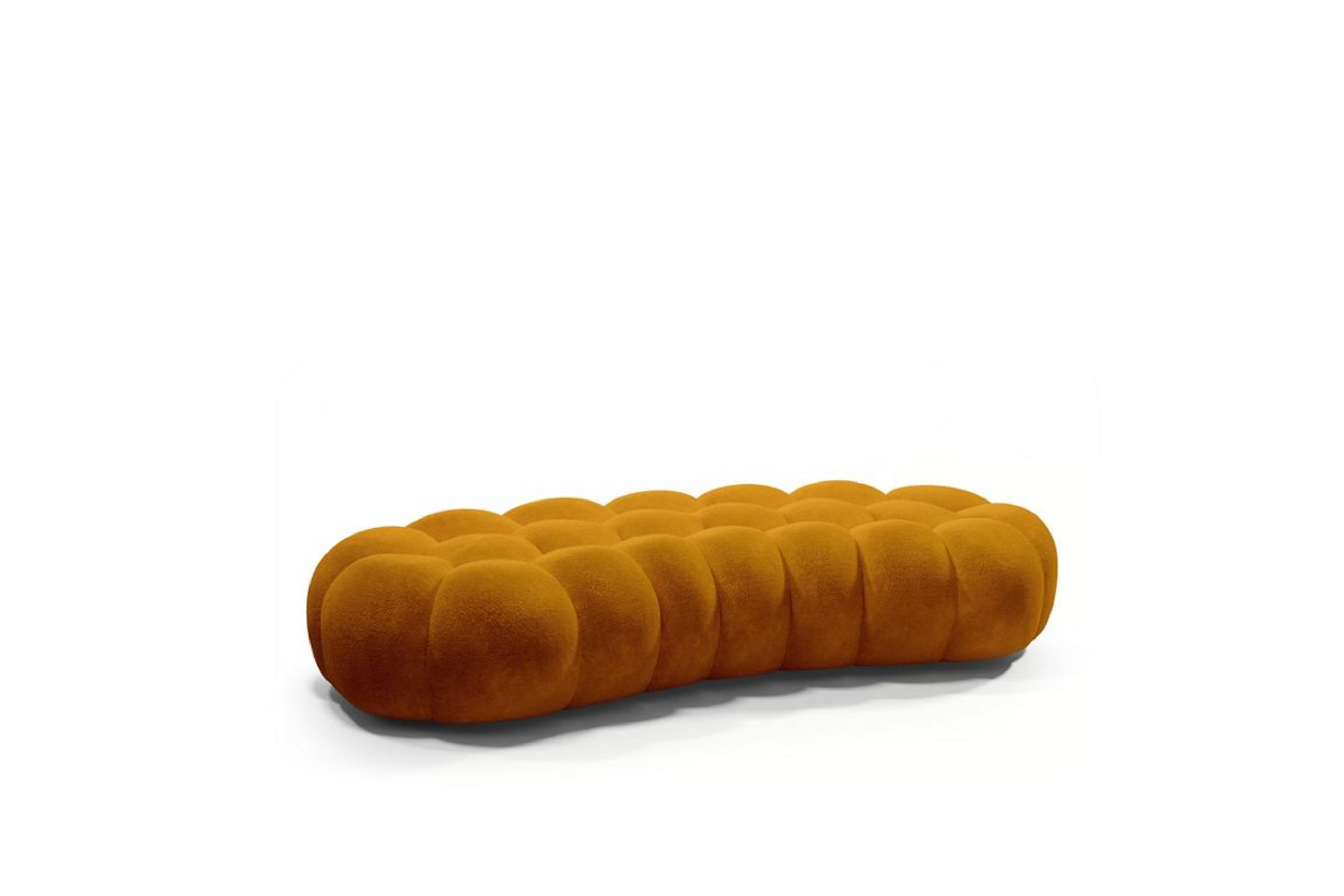 Bubble Curved Large Ottoman