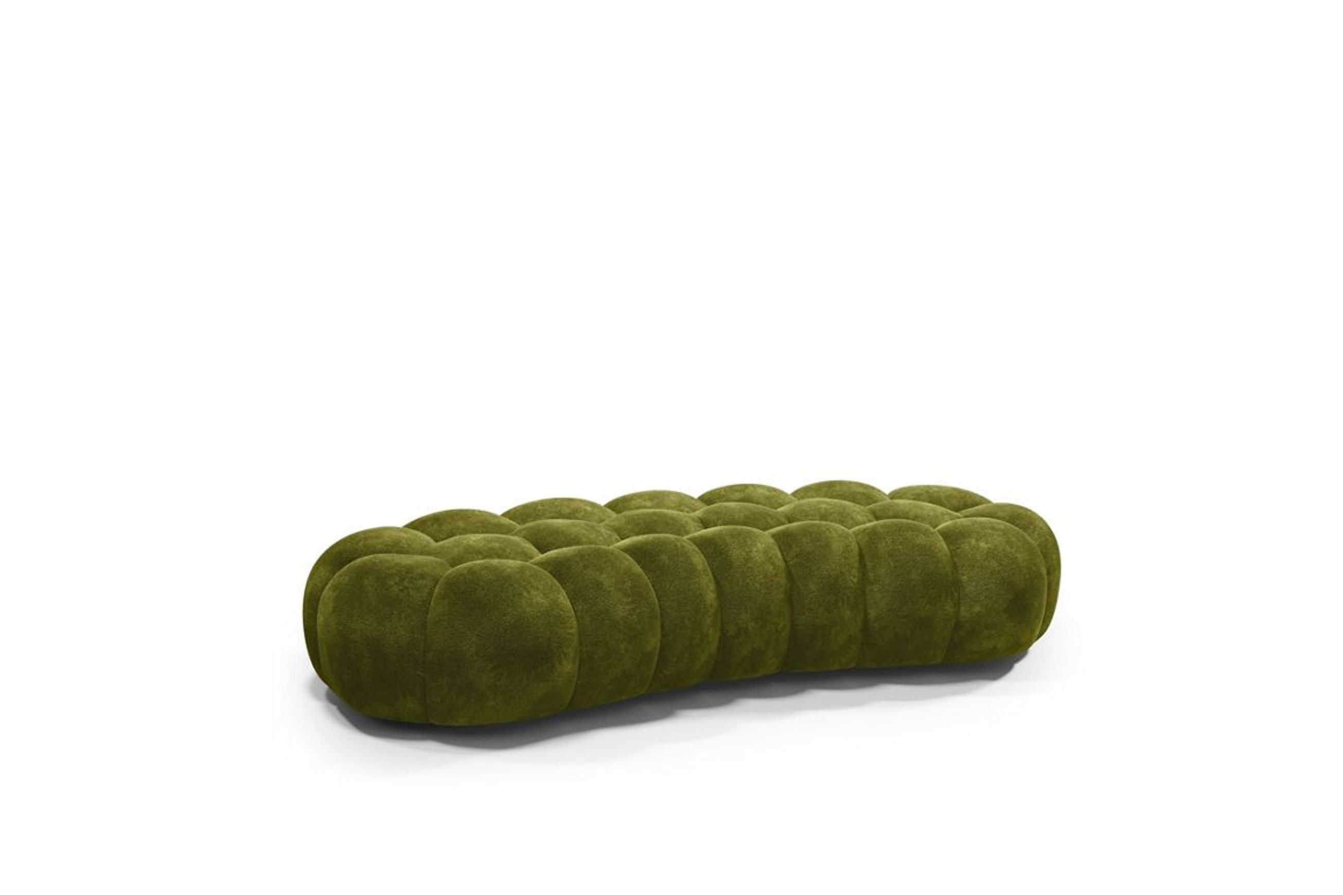 Bubble Curved Large Ottoman