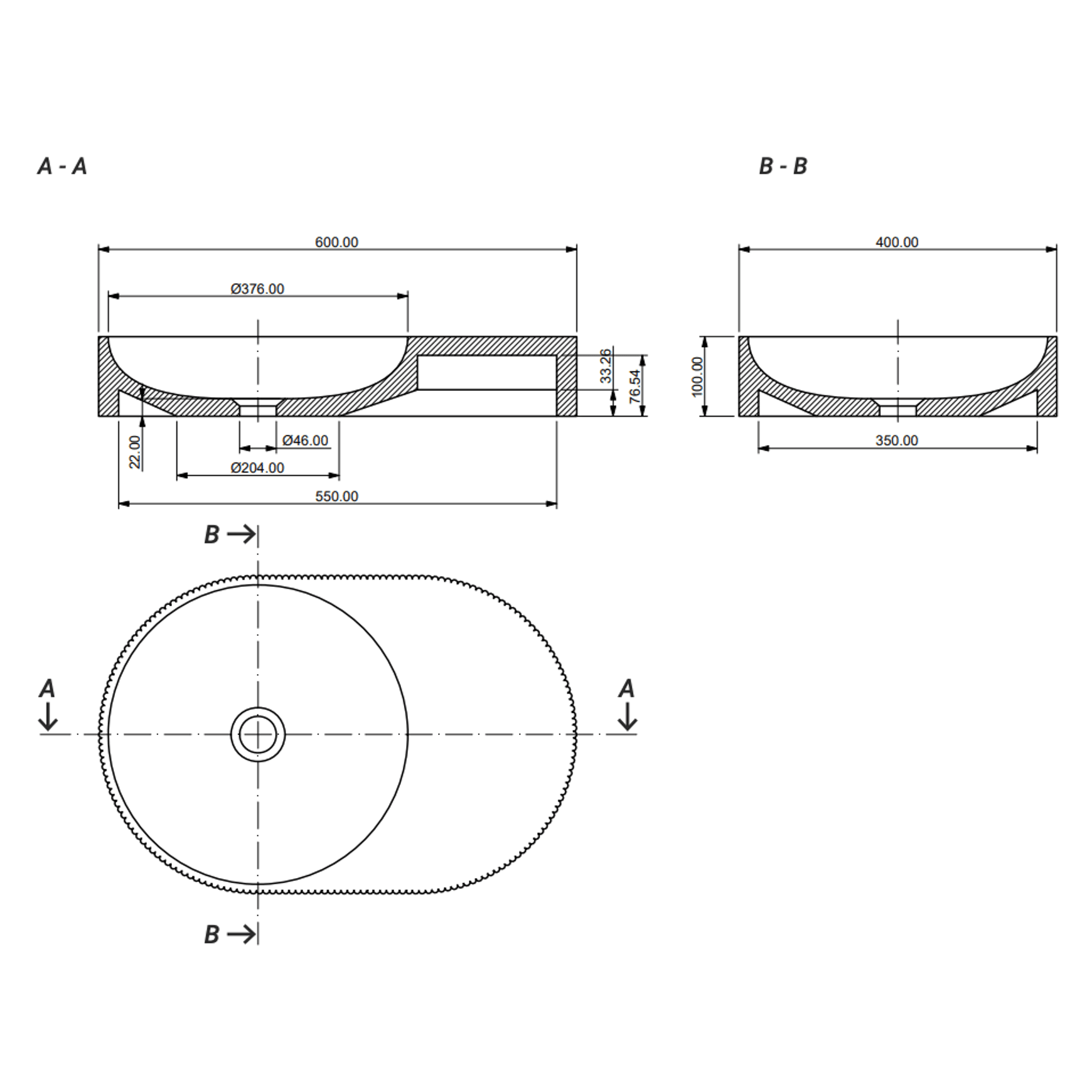Aqvato C-01 Bathroom Basin