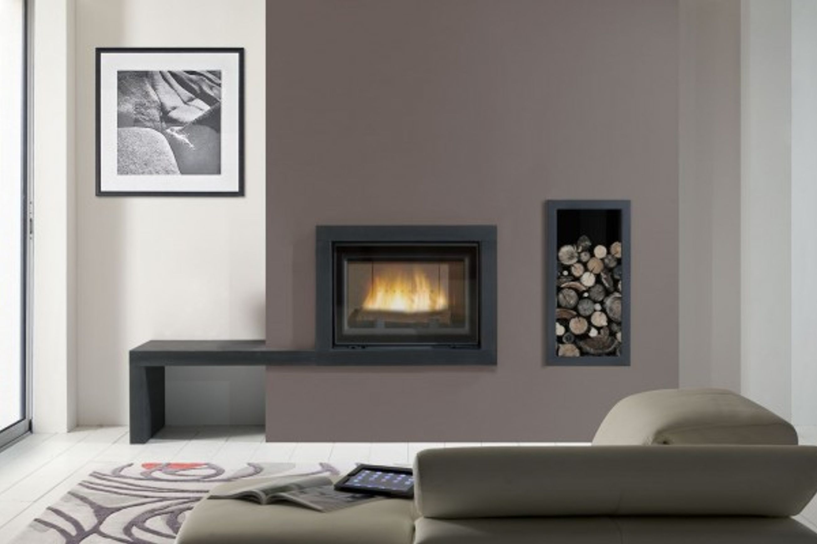 Cheminee Chazelles C800L Radiant Wood Fireplace