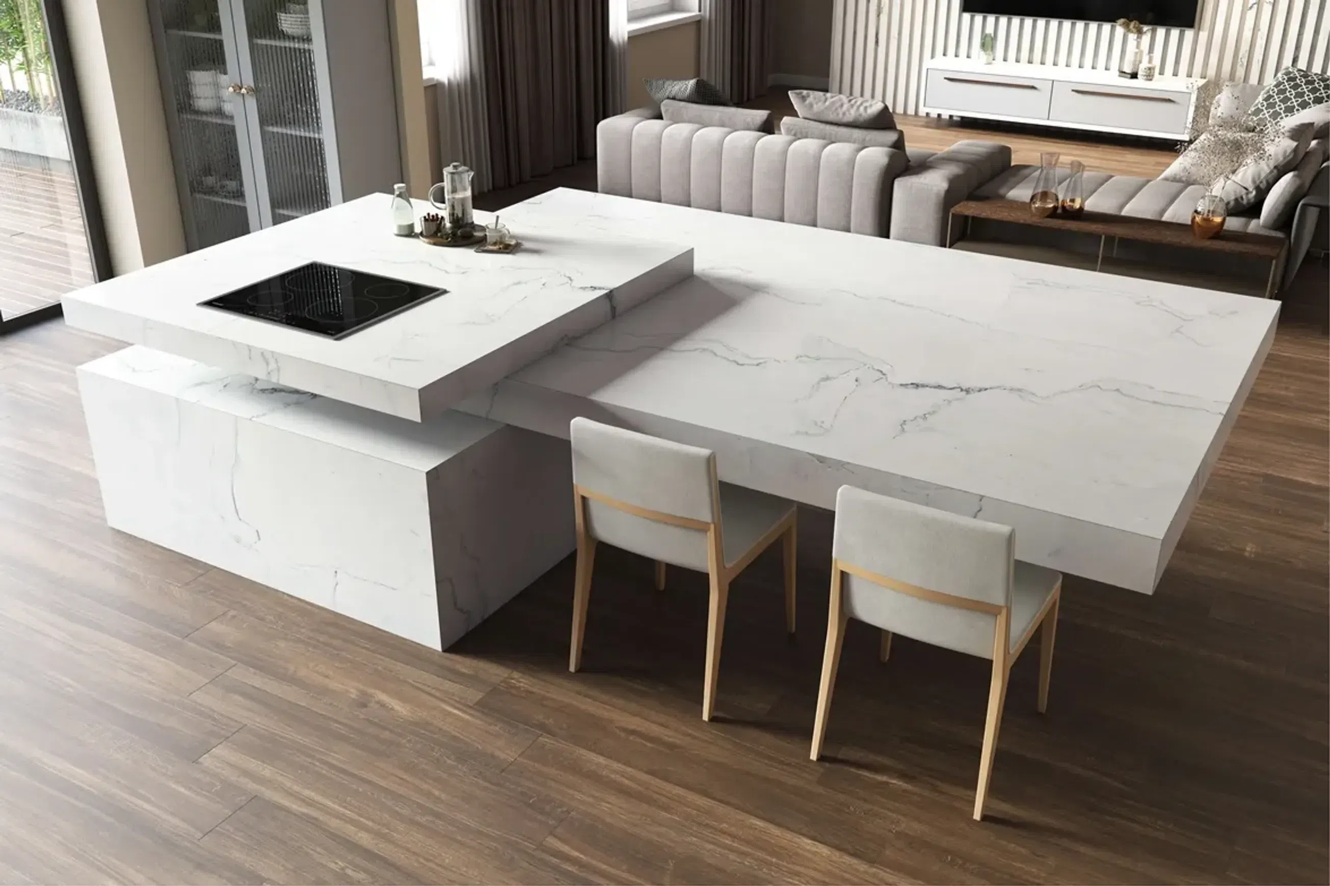 Calacatta Lux Quartzite Benchtop