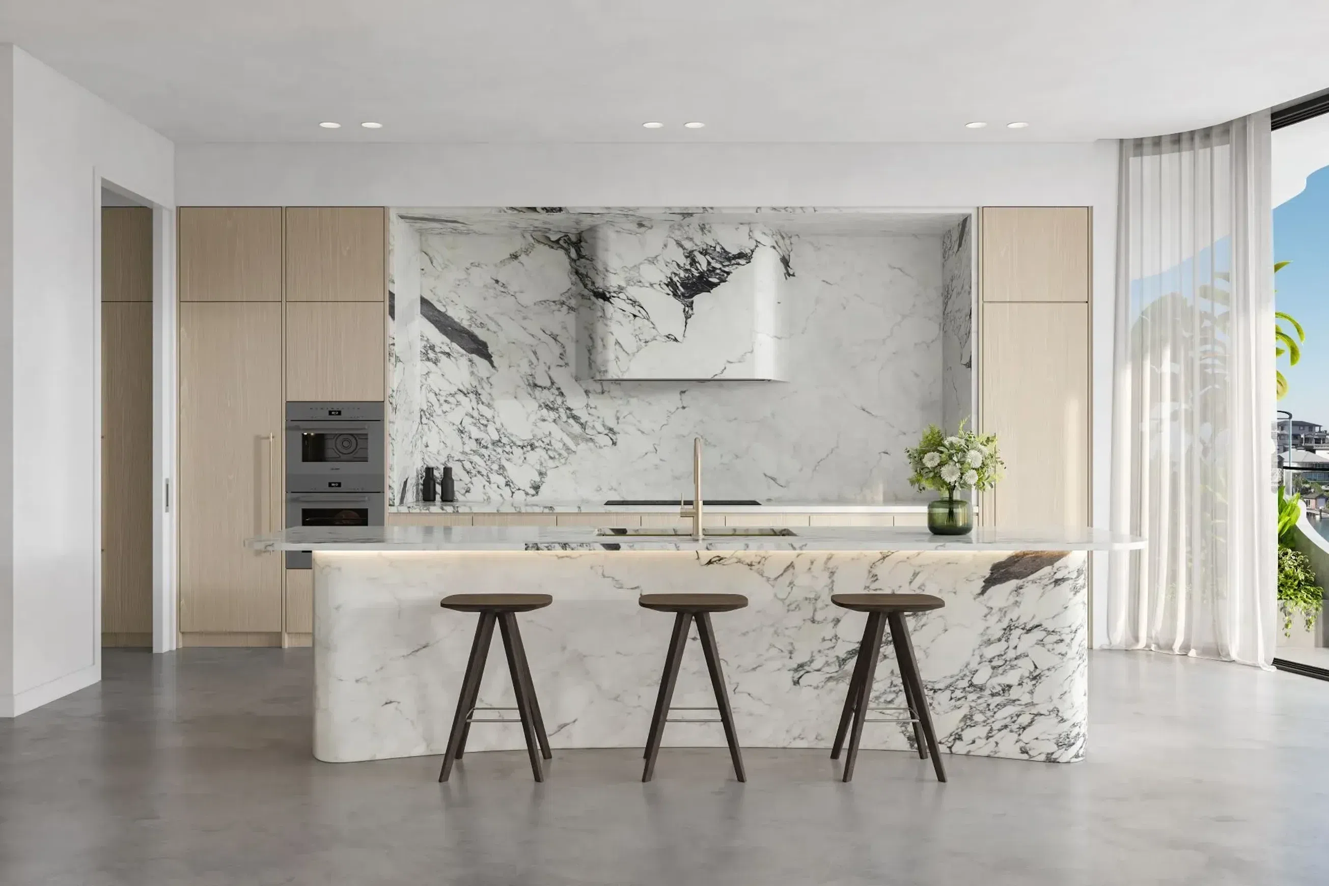 Calacatta Monet Marble Benchtop