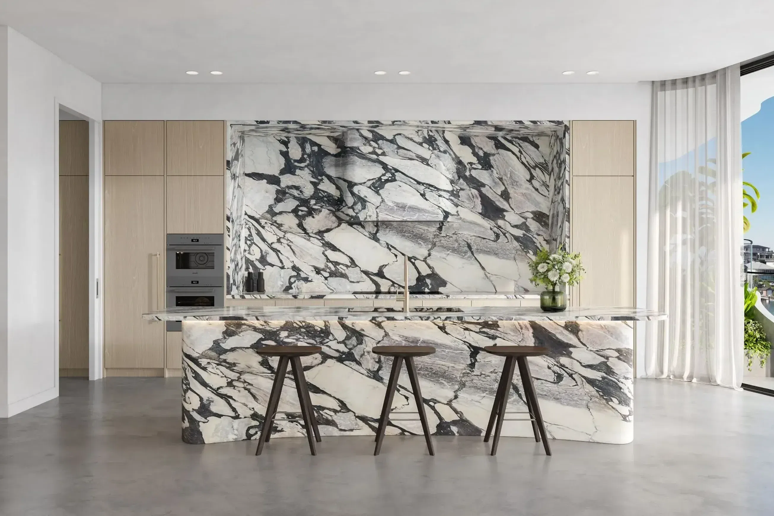 Calacatta Viola Extra Marble Benchtop