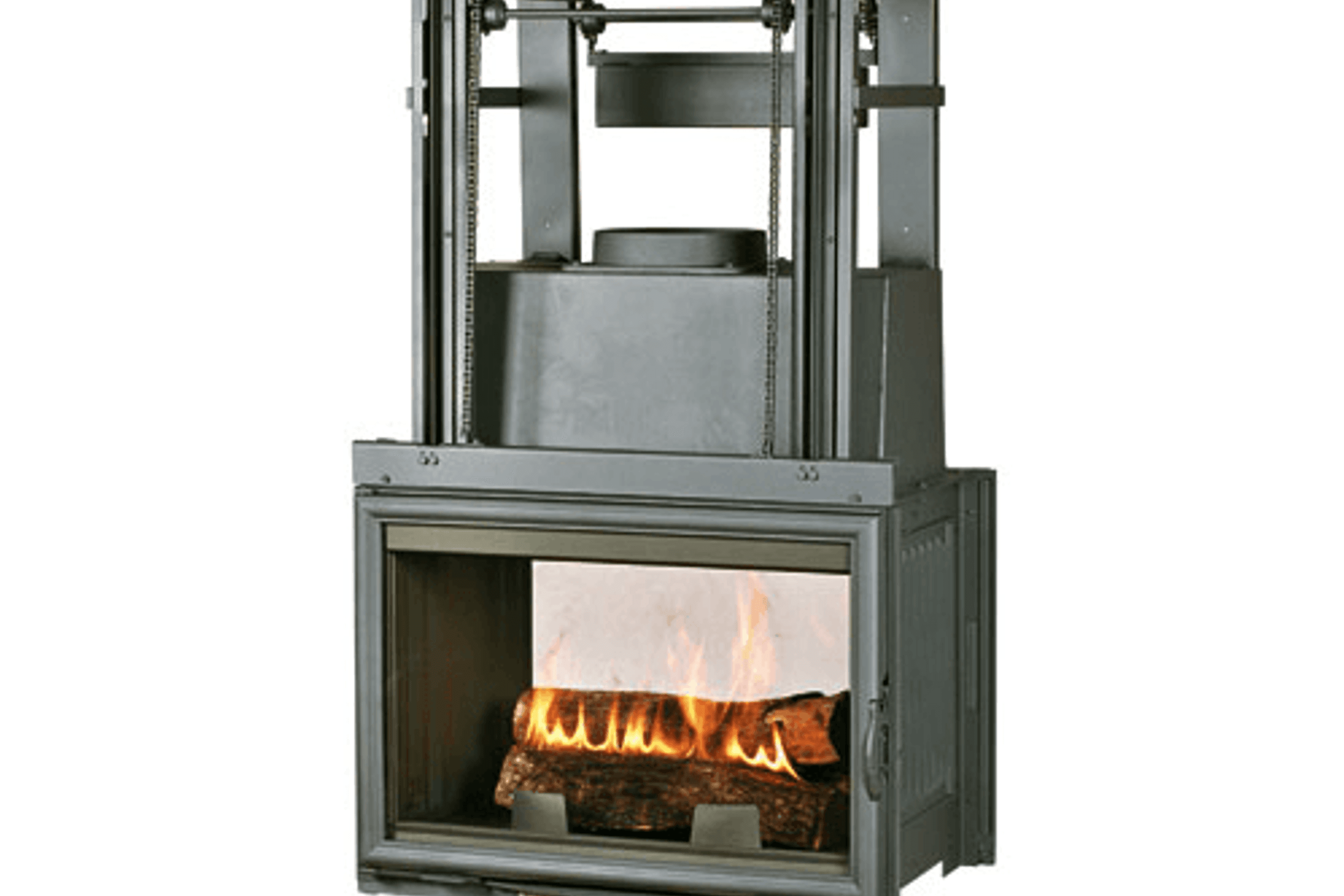 Cheminee Chazelles CDF800R Radiant Wood Fireplace
